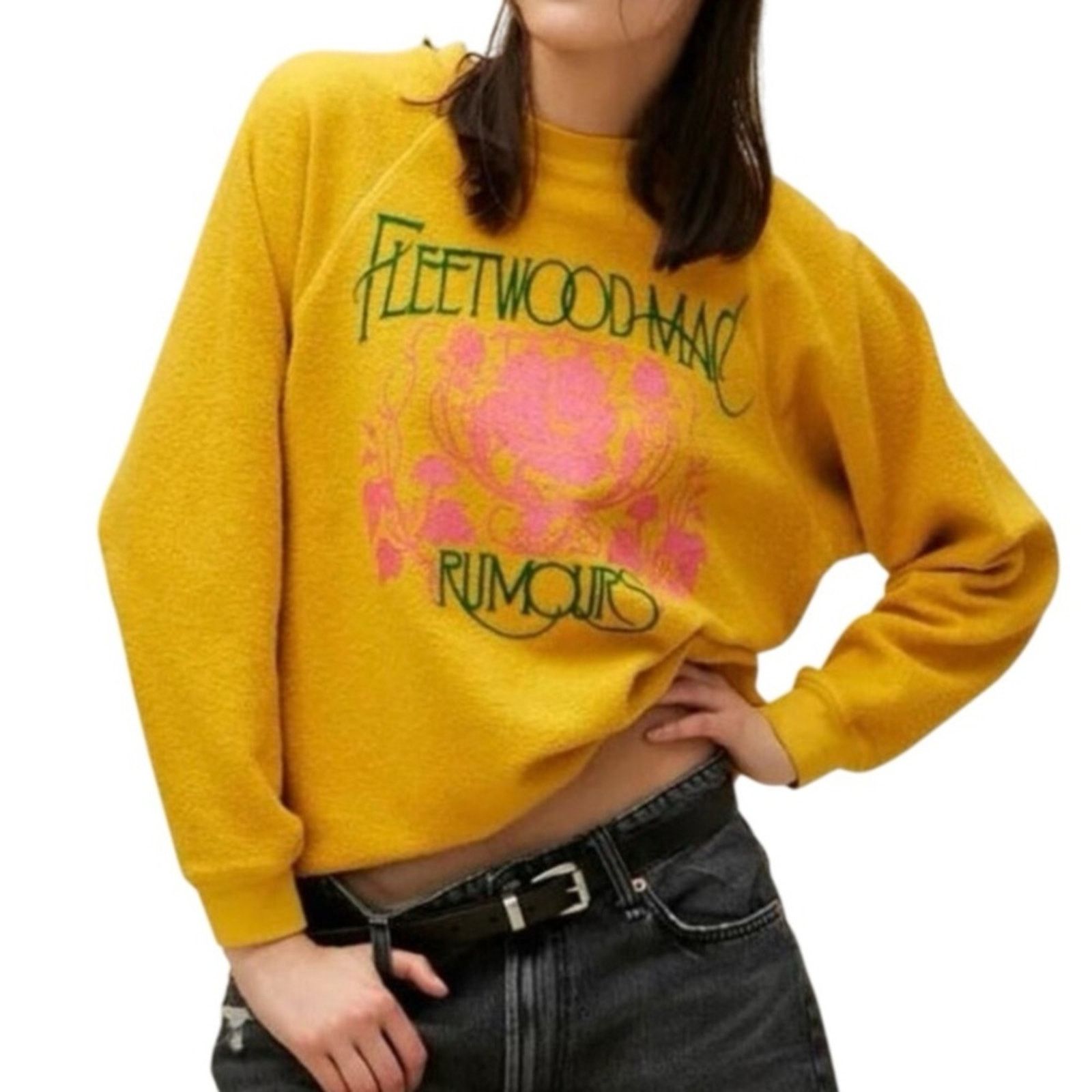 Daydreamer DAYDREAMER Fleetwood Mac Floral Reverse Sweatshirt Size M Size M / US 6-8 / IT 42-44 - 2 Thumbnail