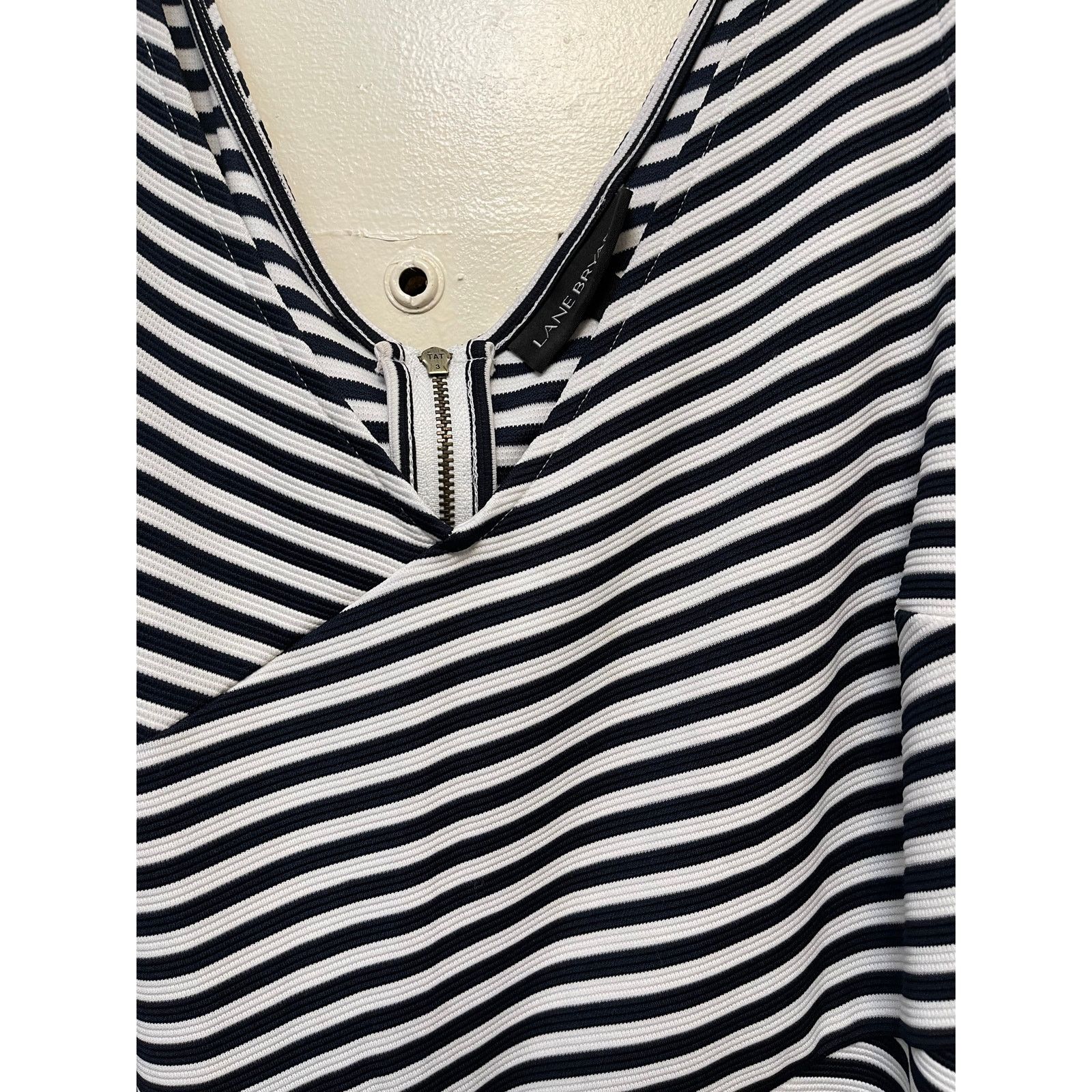 Unknown London Lane Bryant Womens Dress Striped Stretchy Sz 20 Sleeveless Size 3XL / US 20-22 - 3 Thumbnail