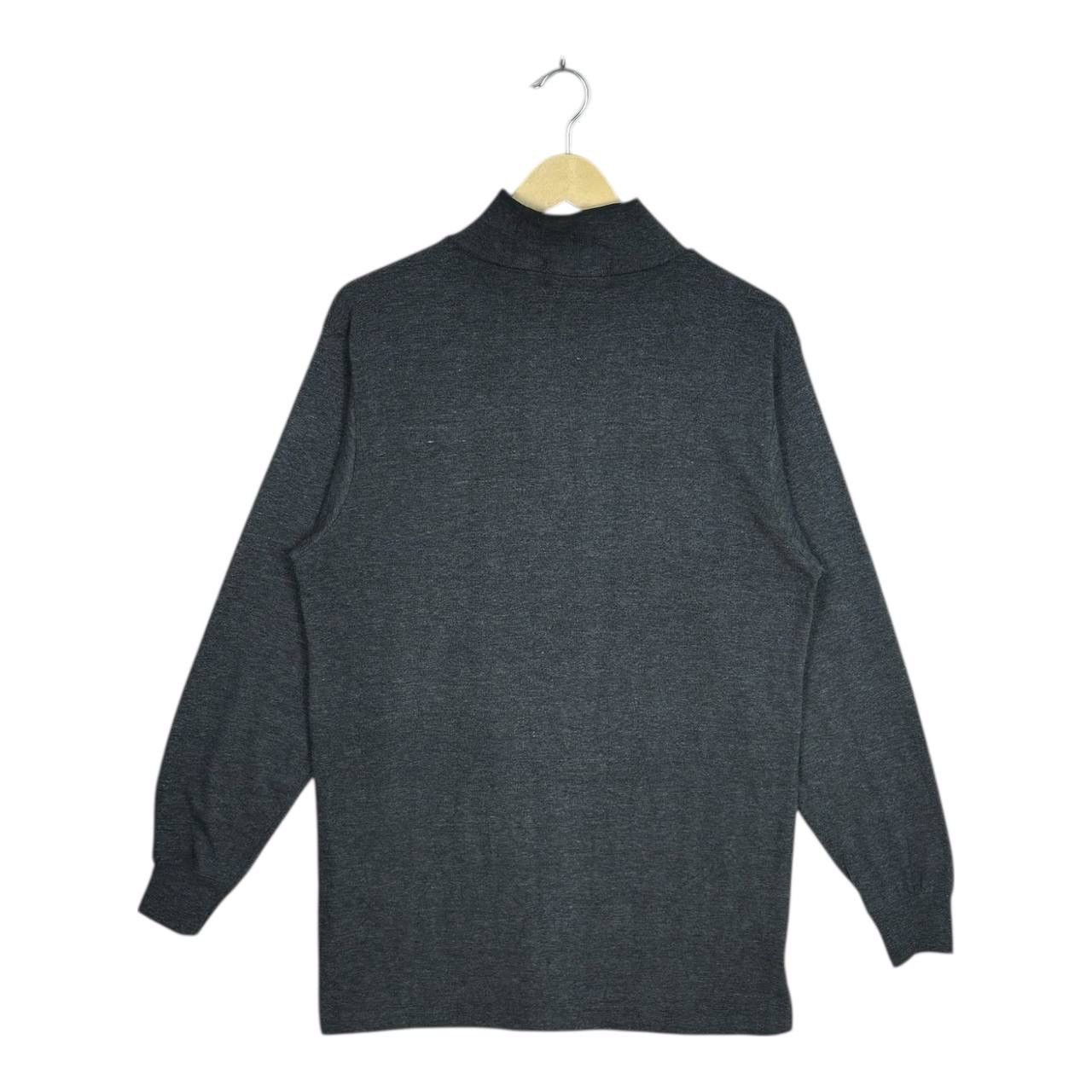 Polo Ralph Lauren Vintage Polo Ralph Lauren Mock Neck Gray S 90s Y2K Knit Size US S / EU 44-46 / 1 - 2 Thumbnail