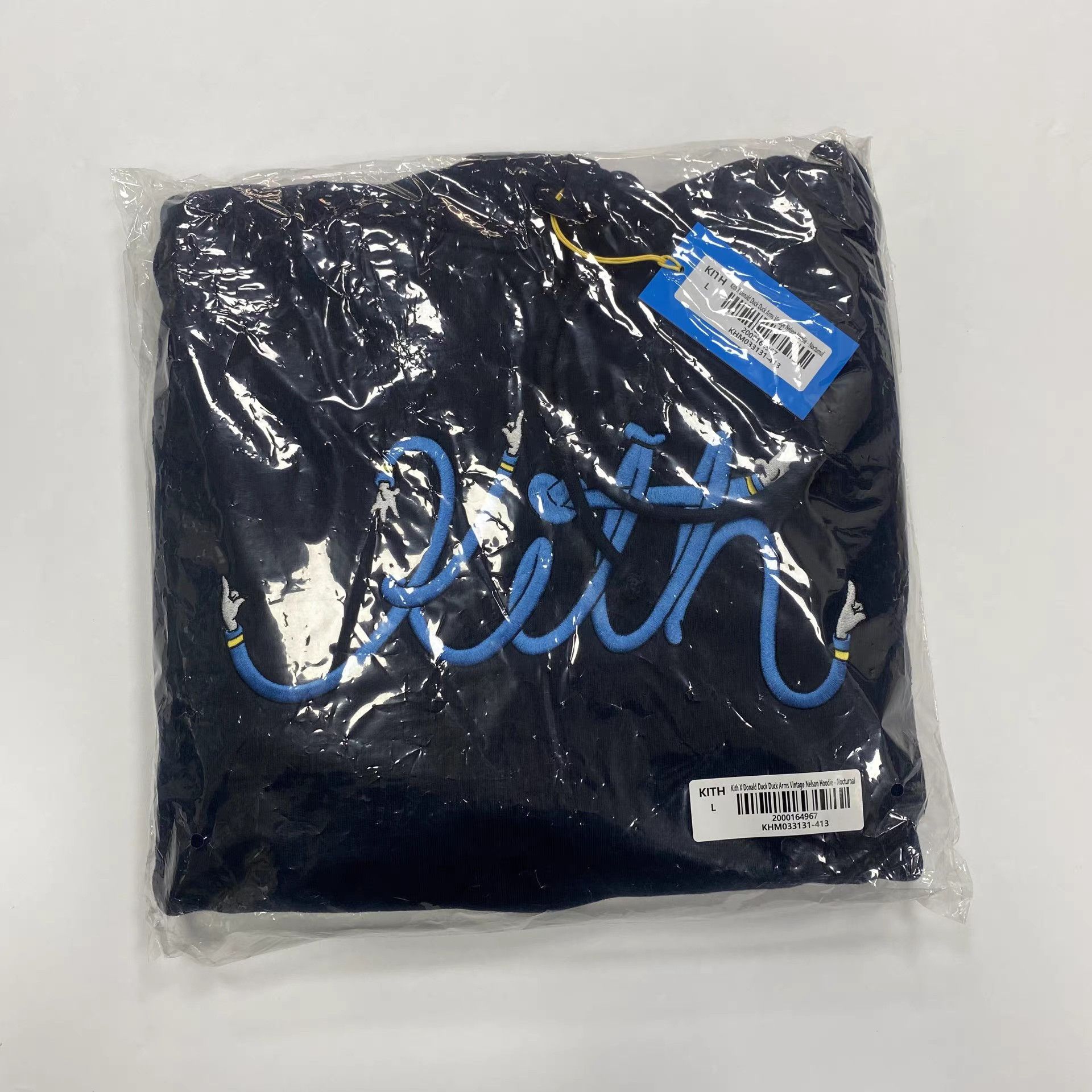 Kith KITH x Disney Donald Duck Vintage Nelson Hoodie Navy Size US L / EU 52-54 / 3 - 3 Thumbnail