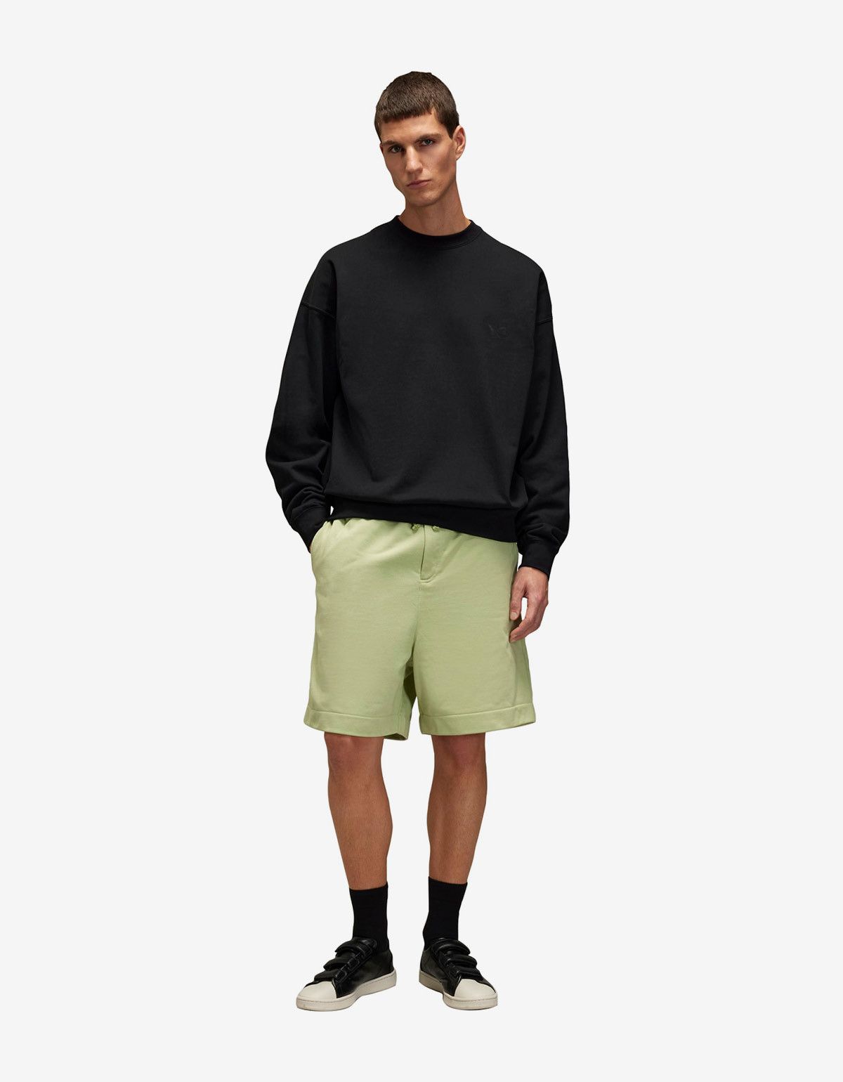 Y-3 Y-3 Green Logo Sweat Shorts Size S Size US 30 / EU 46 - 9 Thumbnail