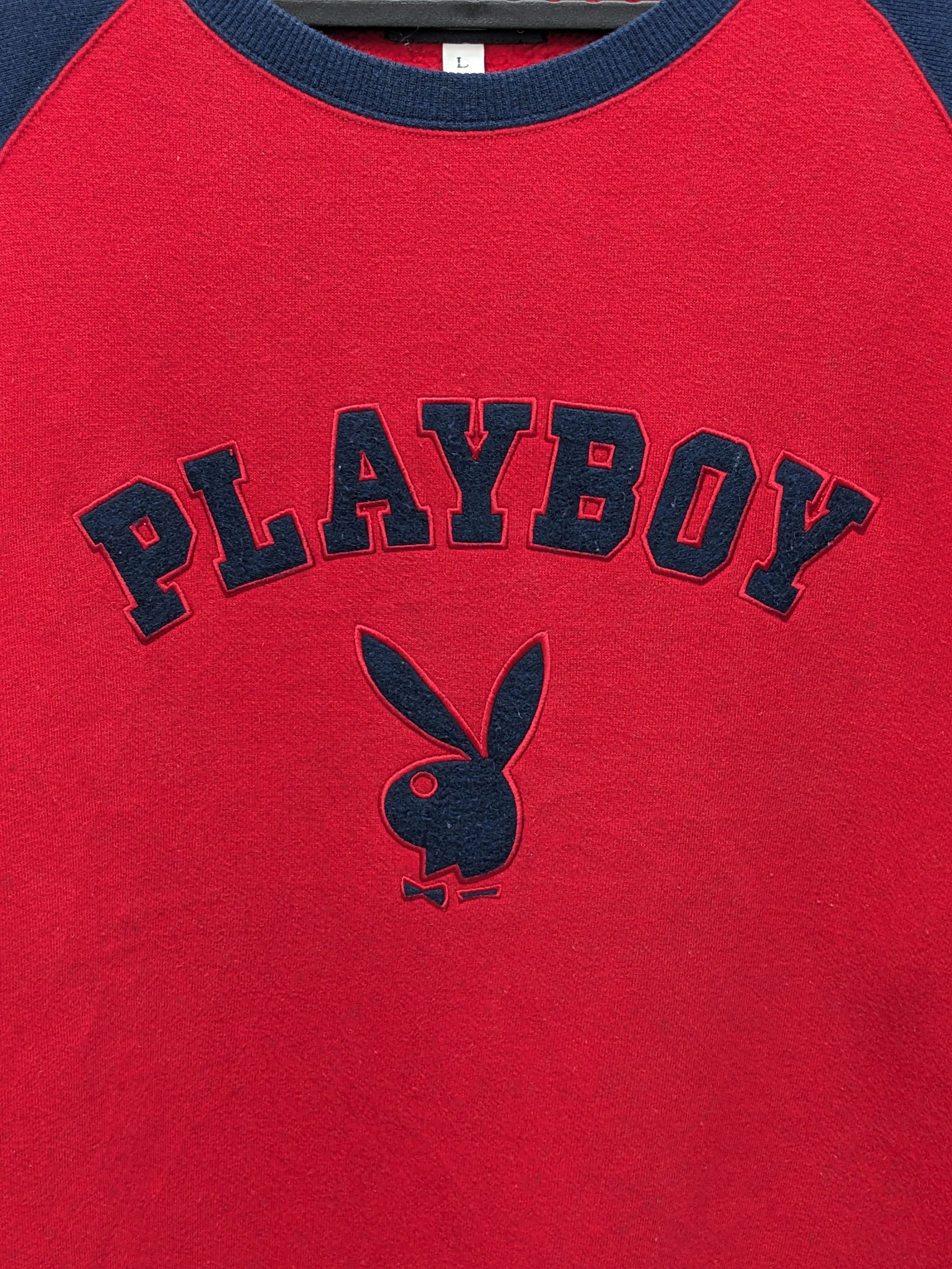 Playboy VINTAGE PLAYBOY RAGLAN SWEATSHIRT Size US L / EU 52-54 / 3 - 3 Thumbnail