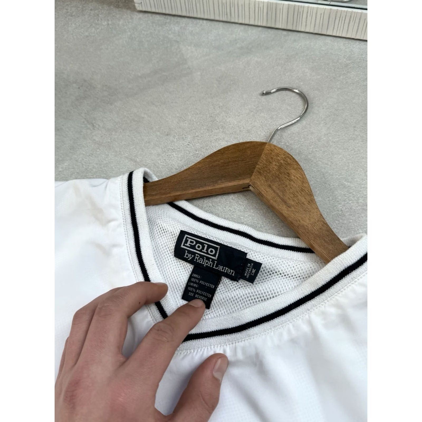 Polo Ralph Lauren VINTAGE Polo Ralph Lauren Vest White Gilets Men’s Tennis Style Sleeveless Size M Polo Ralph Lauren Vest White Men's Tennis Style Sleeveless M Size US M / EU 48-50 / 2 - 5 Thumbnail