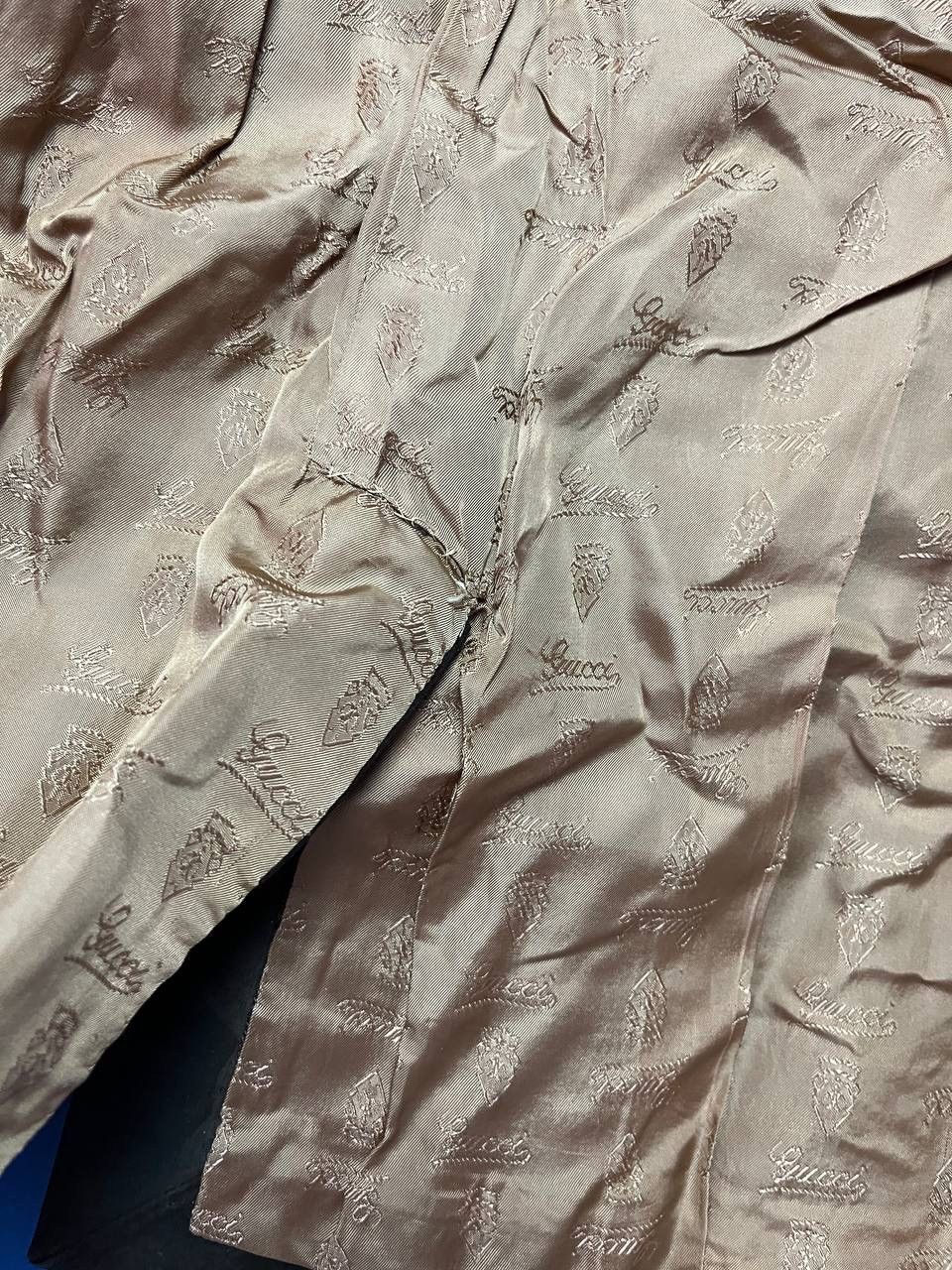 Gucci Vintage GUCCI Leather Jacket Blazer Brown IT 44 Womens 80s Size M / US 6-8 / IT 42-44 - 11 Thumbnail