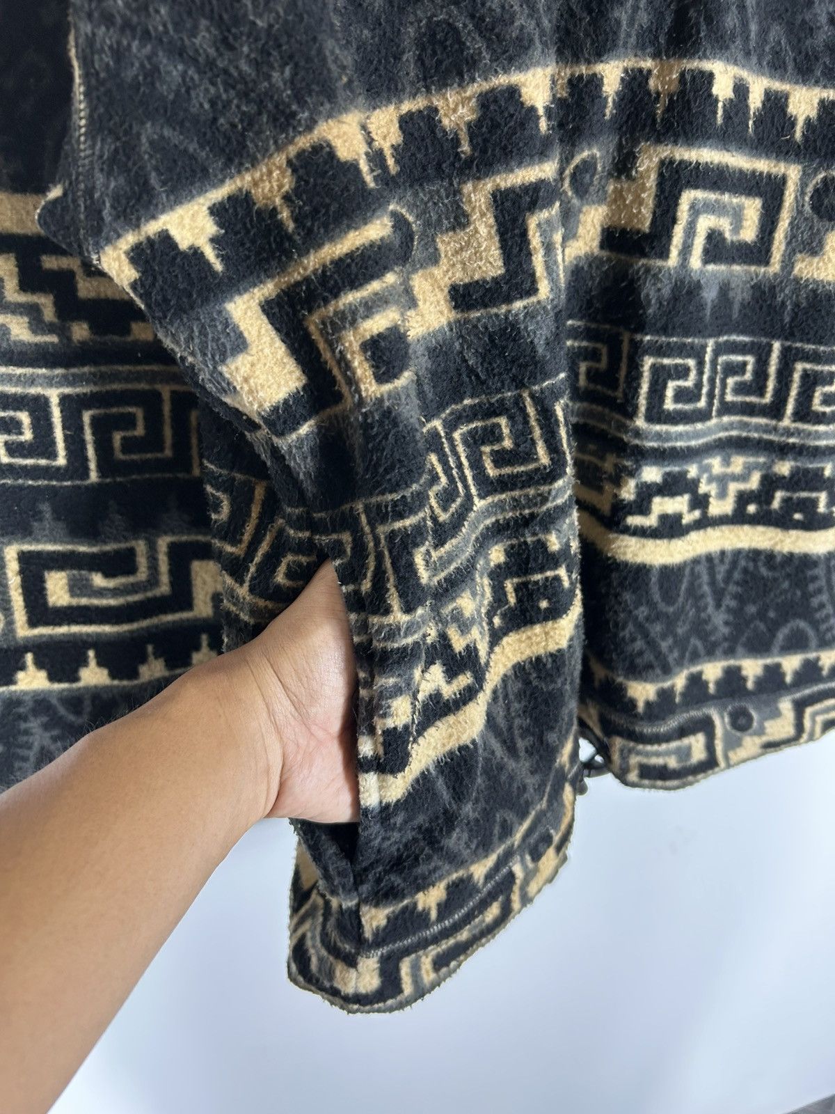 Japanese Brand ⚡️Vintage Toxic Tapestry Fleece Half Zipper Sweatshirt Size US L / EU 52-54 / 3 - 7 Thumbnail