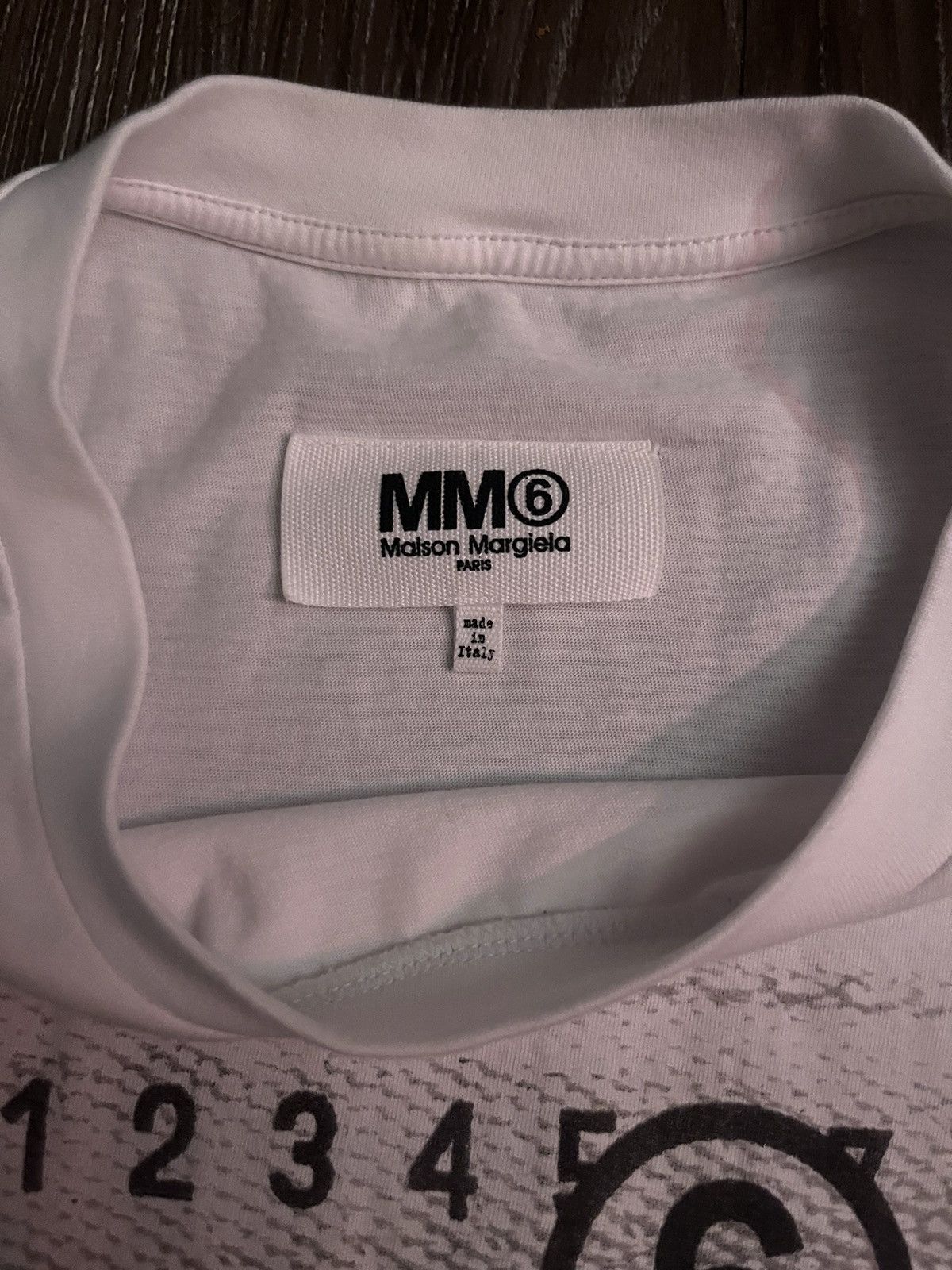 Maison Margiela Maison margiela MM6 numbers tee Size US M / EU 48-50 / 2 - 3 Thumbnail