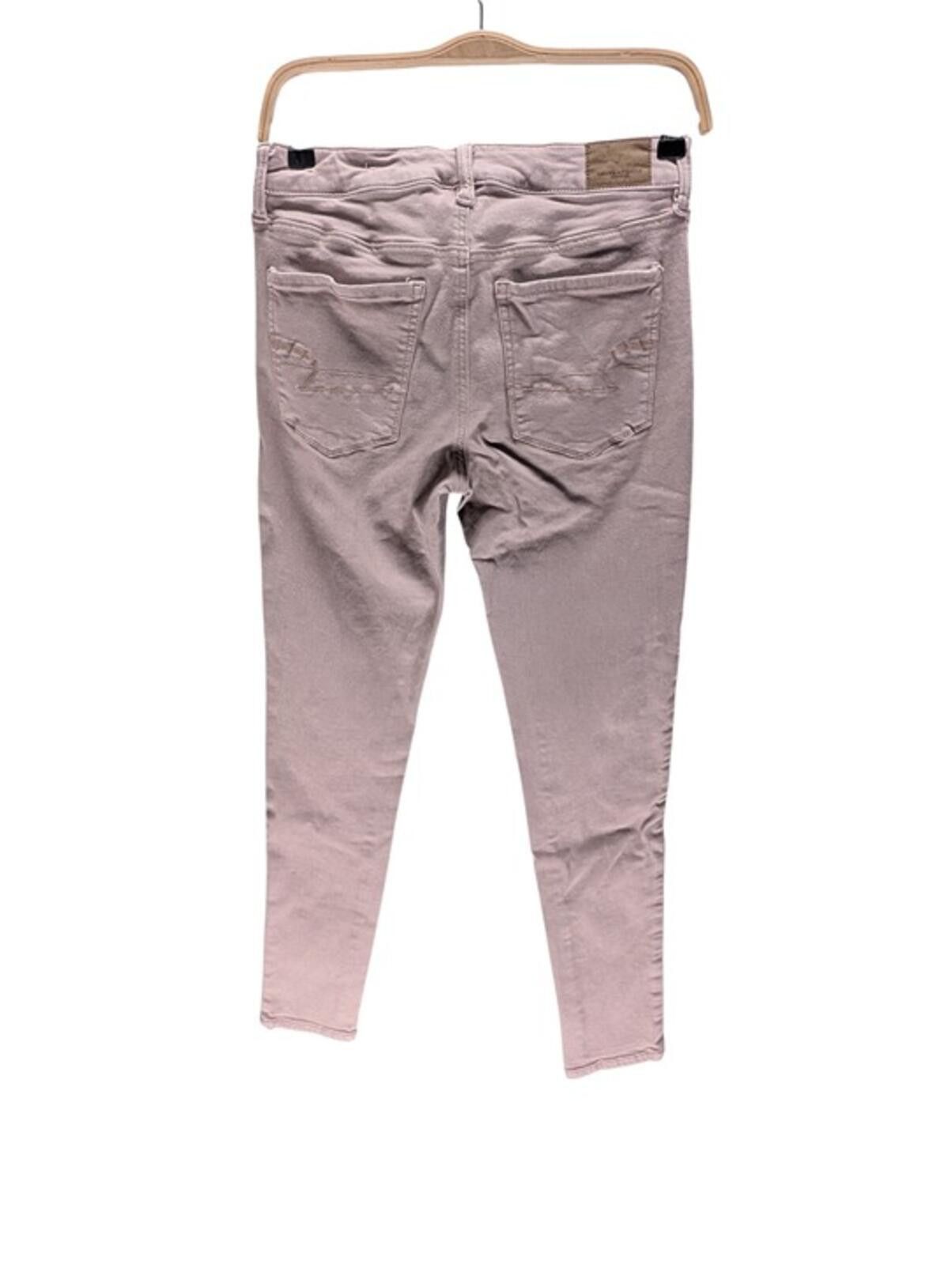American Eagle Outfitters American Eagle Super Stretch X Skinny Jeans 6 Mauve/Blush Size 26" / US 2 / IT 38 - 3 Thumbnail