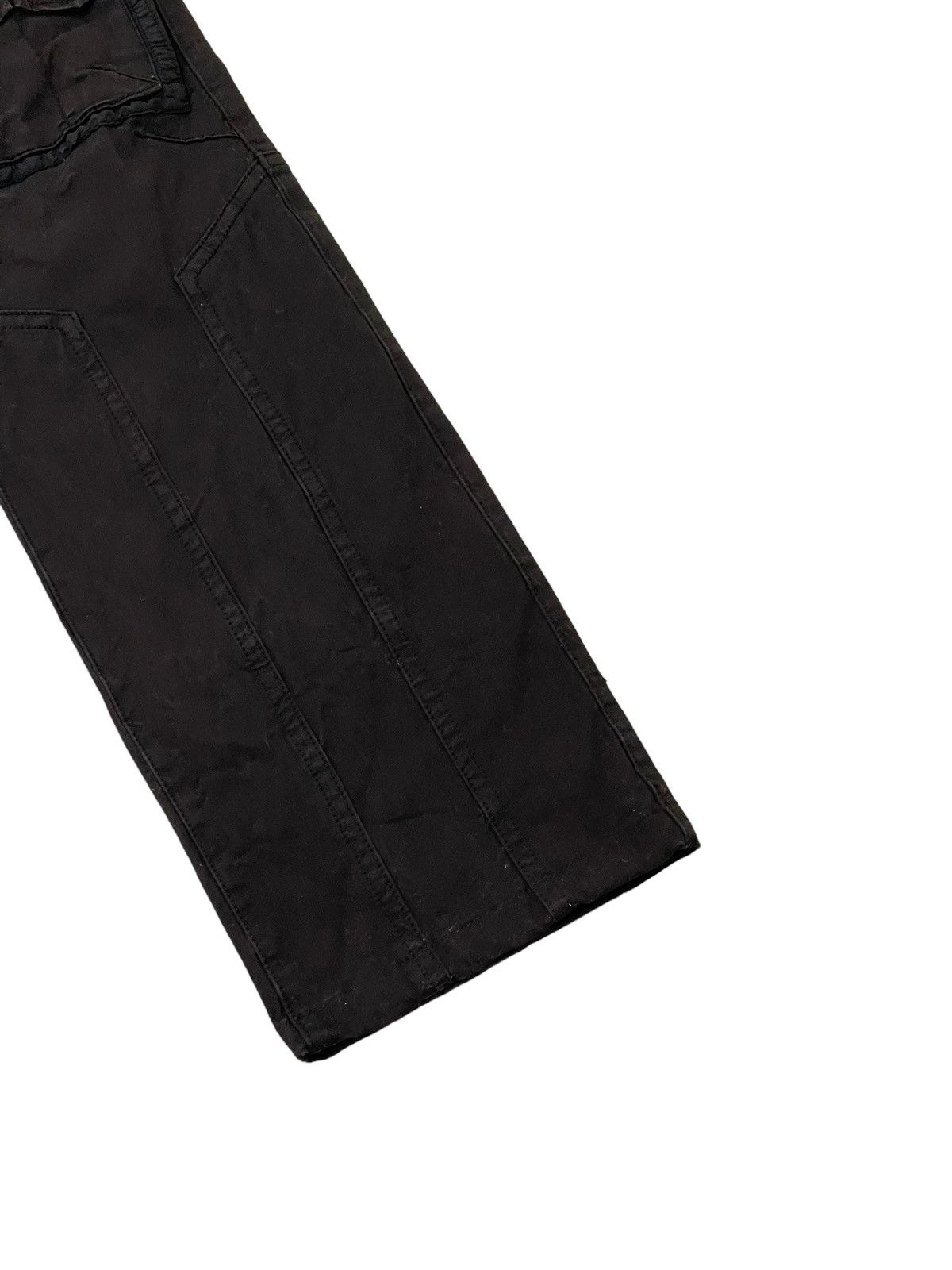 Japanese Brand Bush Pant Kenji Ito Moleskin Low Rise Straight 6🟦9 Size US 33 - 4 Thumbnail