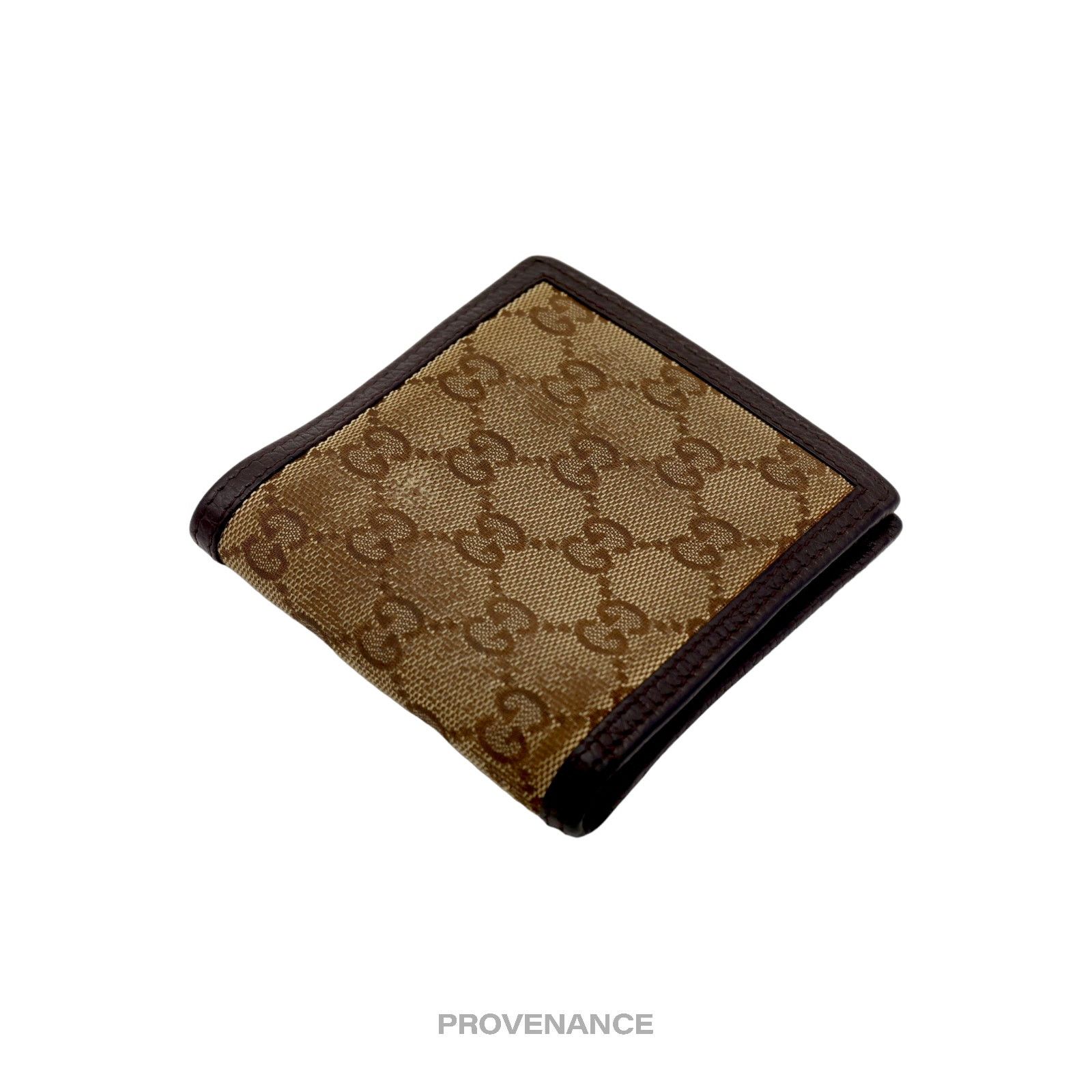 Gucci 🔴 Gucci GG Canvas Bifold Wallet - Brown Size ONE SIZE - 4 Thumbnail