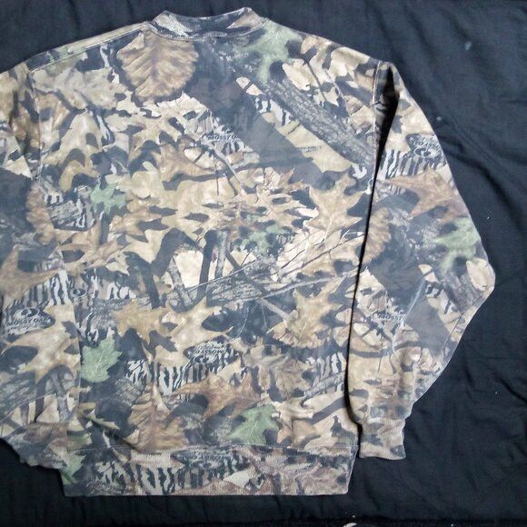 Mossy Oaks × Vintage Vintage Mossy Oak Camouflage Crewneck Sweatshirt Size US L / EU 52-54 / 3 - 5 Thumbnail