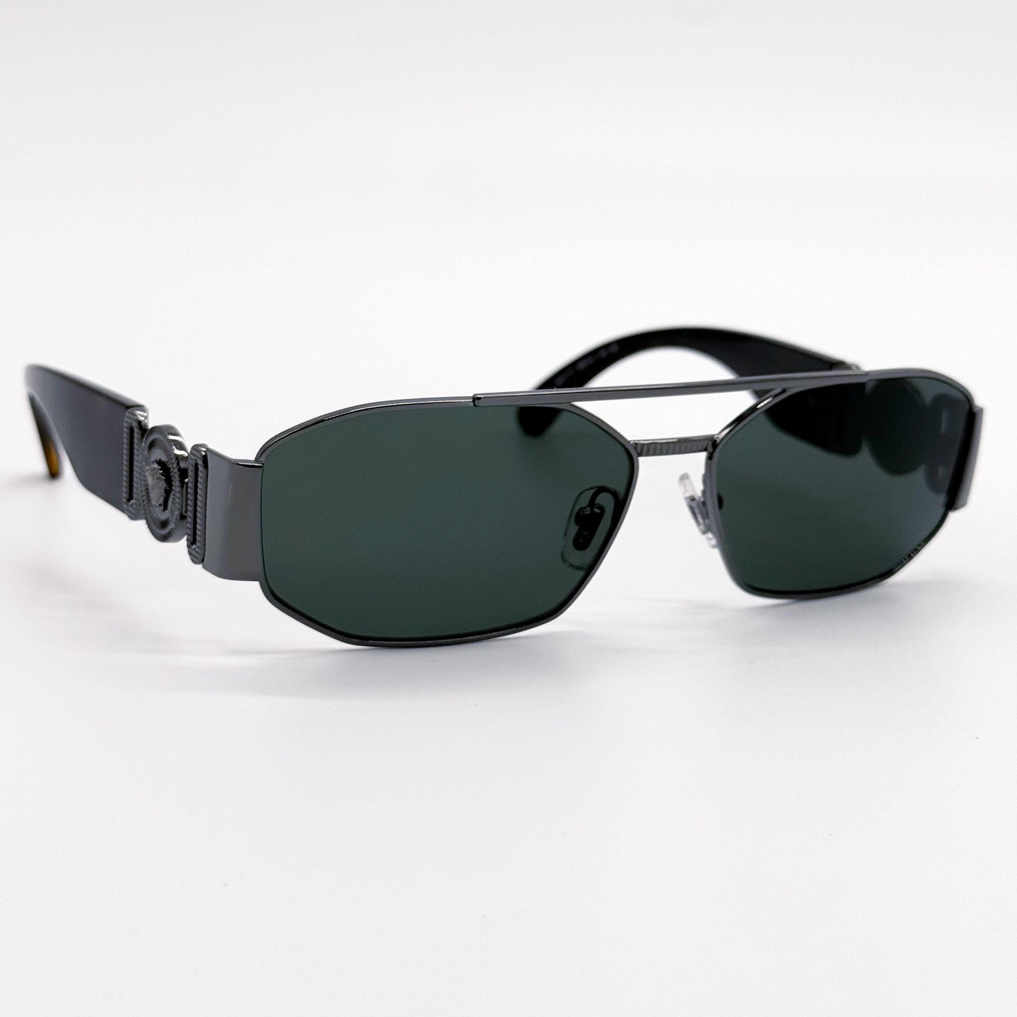 Versace NEW VERSACE VE2287 100171 SUNGLASSES, VERSACE WOMEN BLACK/GR Size ONE SIZE - 4 Thumbnail