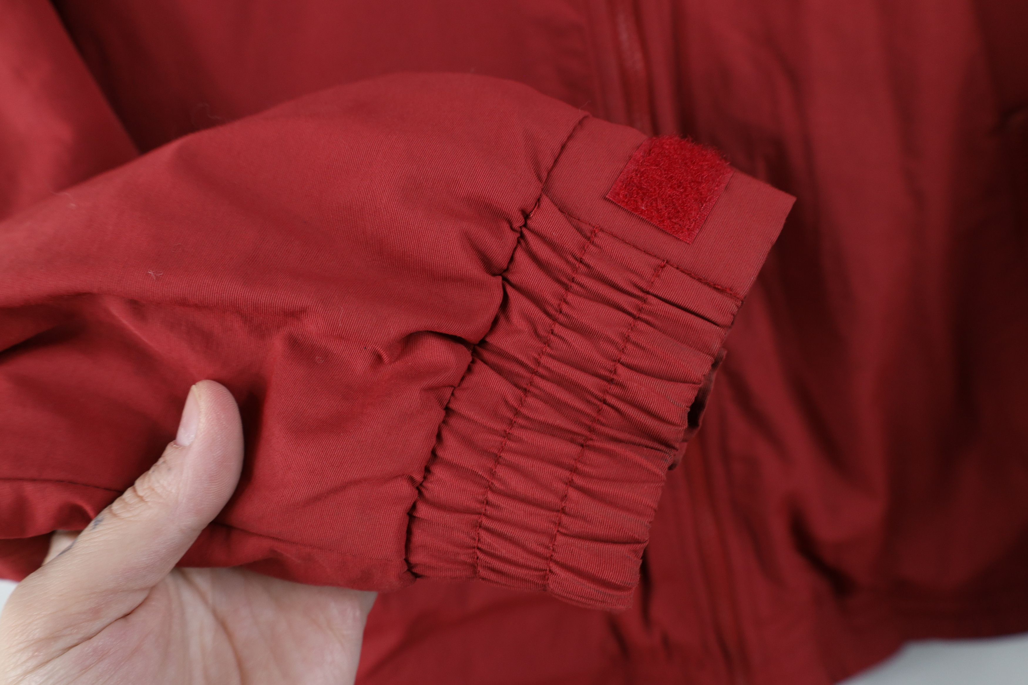 Cabelas Vintage Cabelas Spell Out Fleece Lined Bomber Jacket Red Size US S / EU 44-46 / 1 - 8 Thumbnail