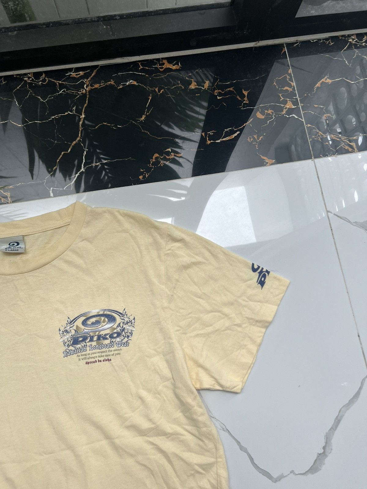 Japanese Brand × Vintage 90’s PIKO RARE HAWAIIAN LONGBOARD WEAR RETRO SURF TEE Y2K Size US XL / EU 56 / 4 - 5 Thumbnail