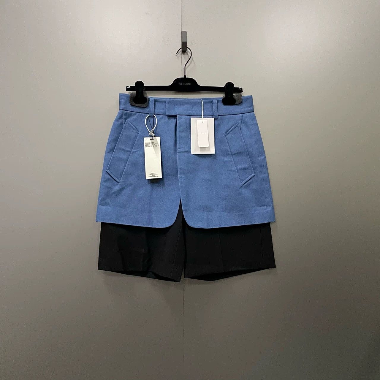 WE11DONE WE11DONE Black Blue Two-Piece Shorts Size US 28 / EU 44 - 1 Thumbnail