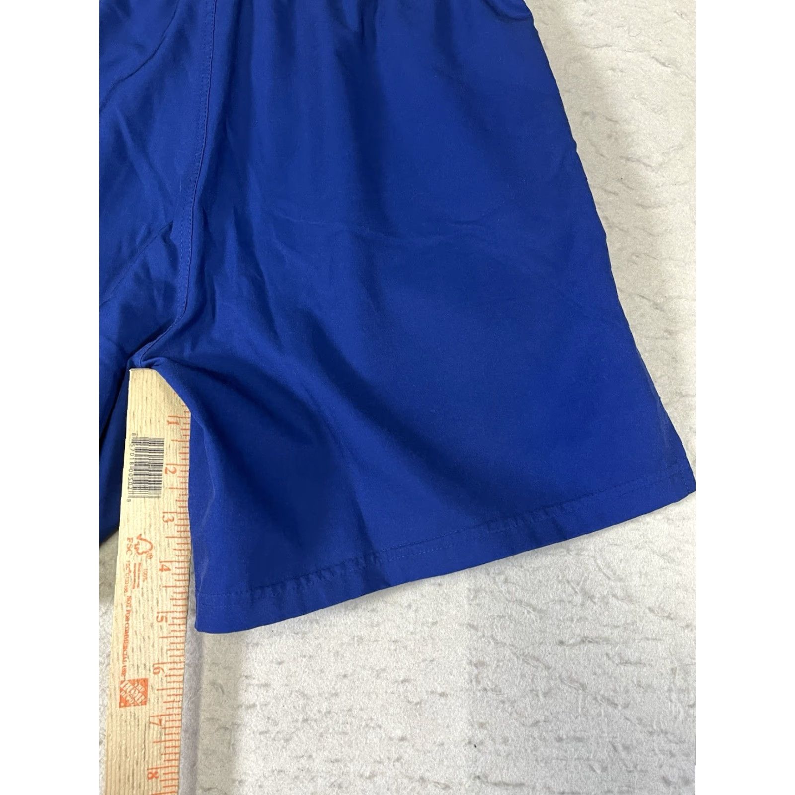 Vintage Tachuntfish Athletic Shorts Blue Men's S Pockets Drawstring Elastic Waist Activewear Running Gym CrossFit Hiking Soccer Weightlifting Size US 29 - 5 Thumbnail