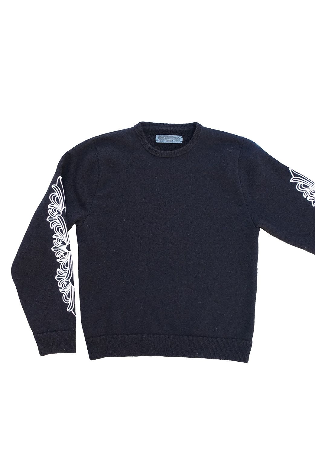Chrome Hearts CHROME HEARTS LIFE SENTENCE CASHMERE FLORAL SWEATER BLACK Size US M / EU 48-50 / 2 - 1 Thumbnail