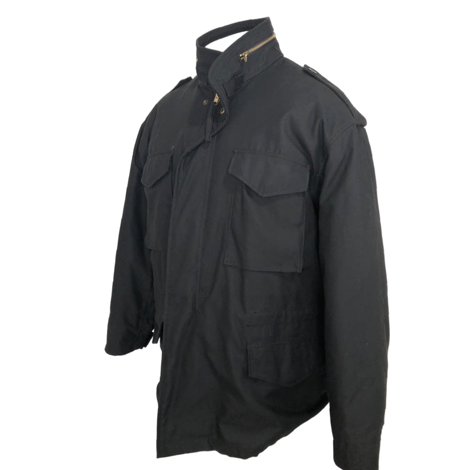 Vintage TRU-SPEC COLD WEATHER Military Field Combat Hooded Jacket Mens XL Black Size US XL / EU 56 / 4 - 1 Thumbnail