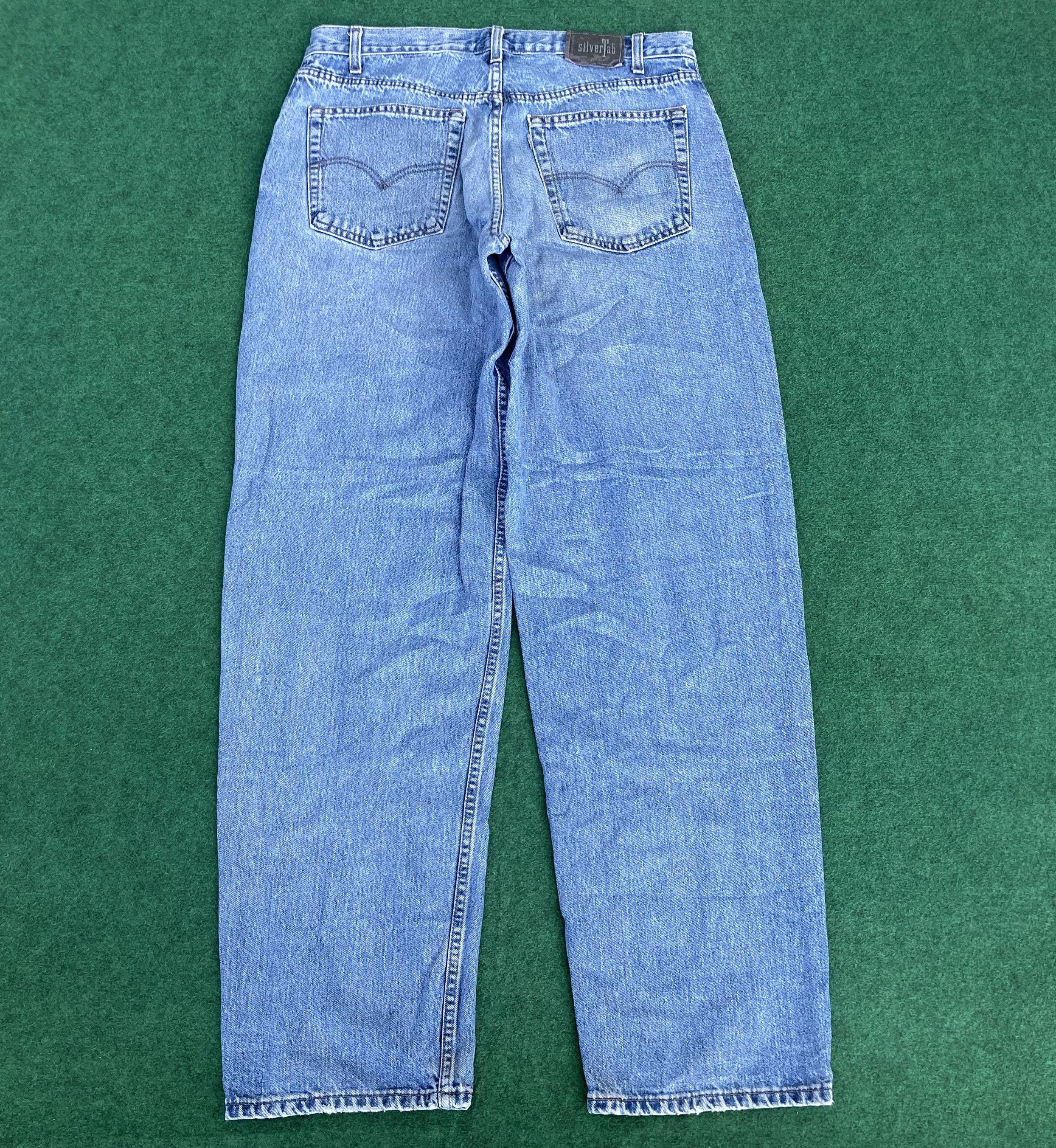 Levi's 36x36 Vtg Levis Silvertab Baggy 90s Jeans Size US 36 / EU 52 - 12 Thumbnail