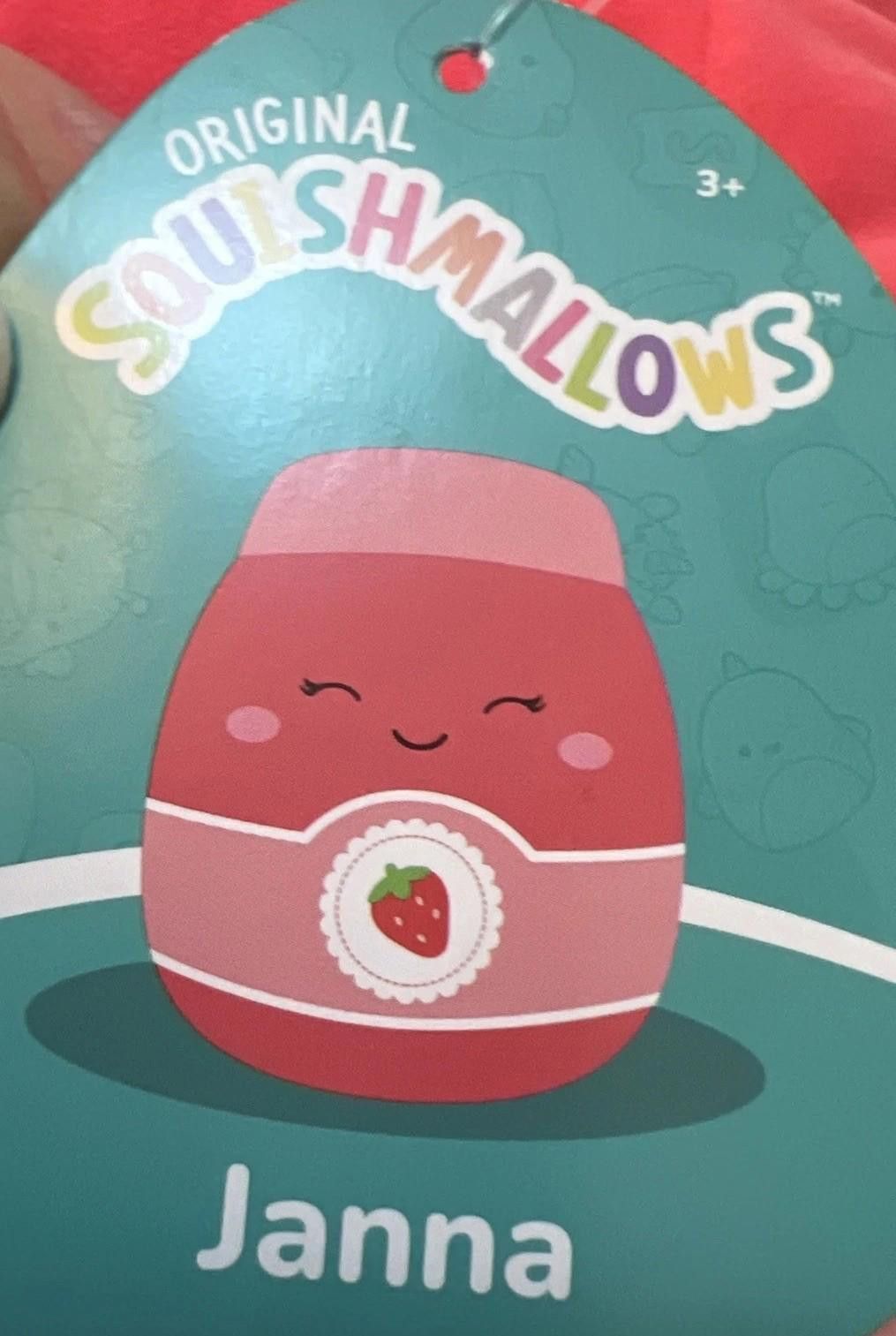 Designer Janna Strawberry Jam 17” Squishmallow NWT Size ONE SIZE - 4 Thumbnail