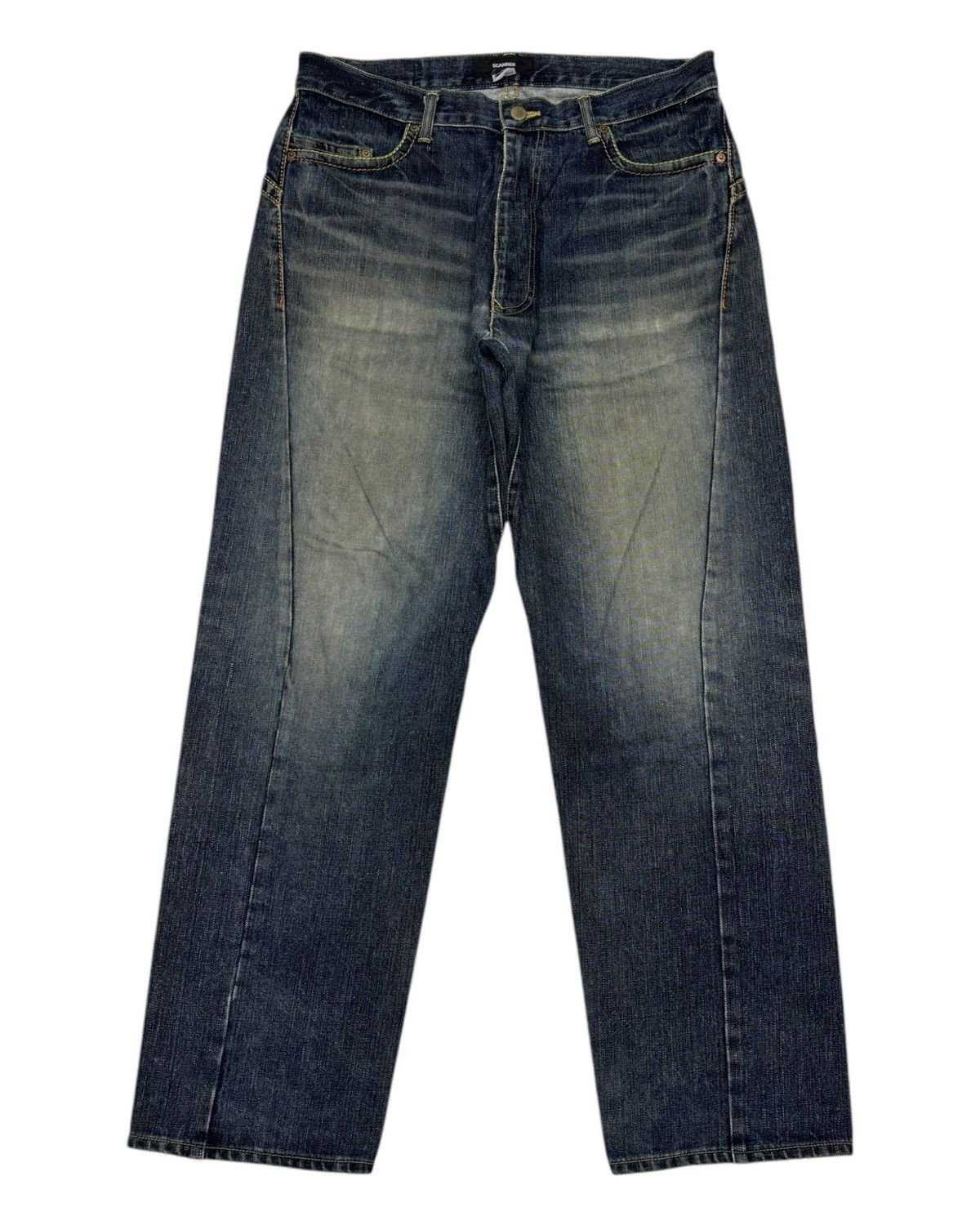 FDMTL BAGGY JEANS SCANNER BY FDMTL DISTRESSED DENIM JEANS Size US 34 / EU 50 - 7 Thumbnail