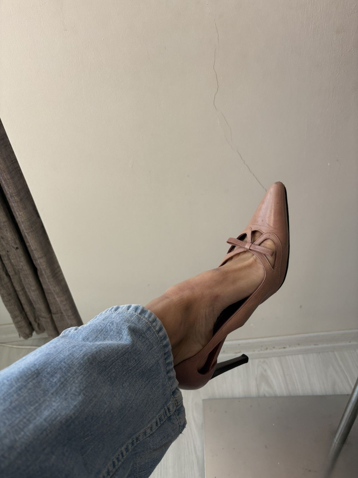 Vintage Vintage leather heels Size US 7.5 / IT 37.5 - 3 Thumbnail