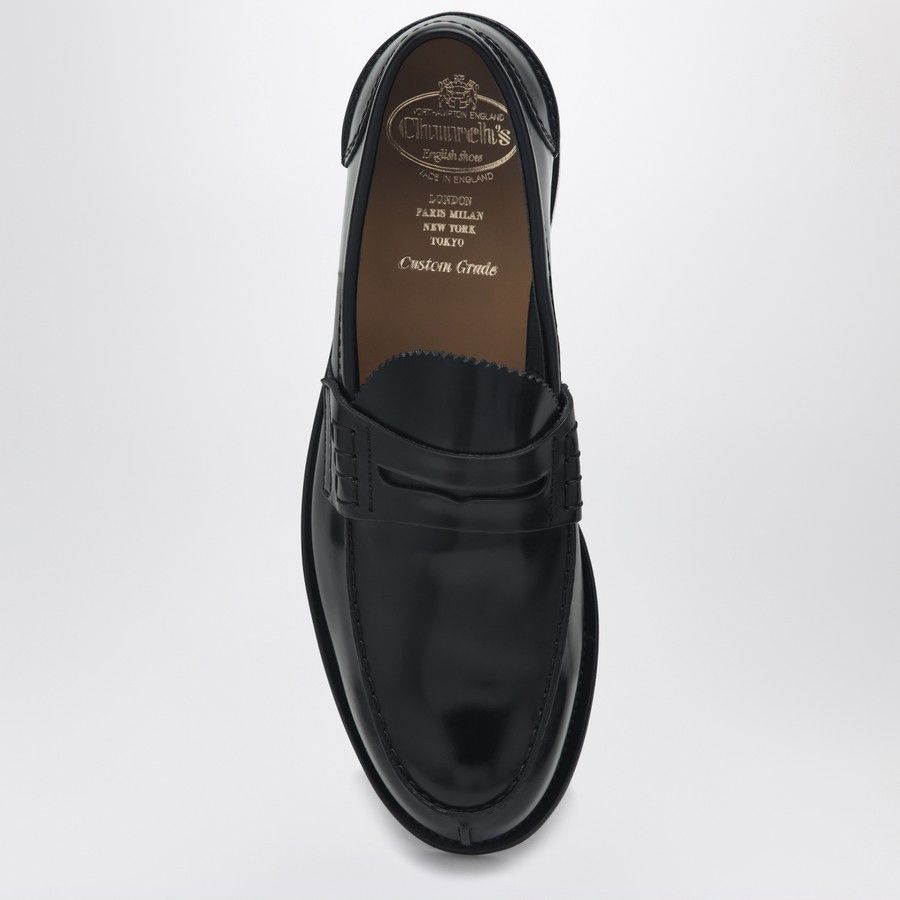 Church's o1d2blof0226 Leather Loafers in Black Size US 7 / EU 40 - 3 Thumbnail