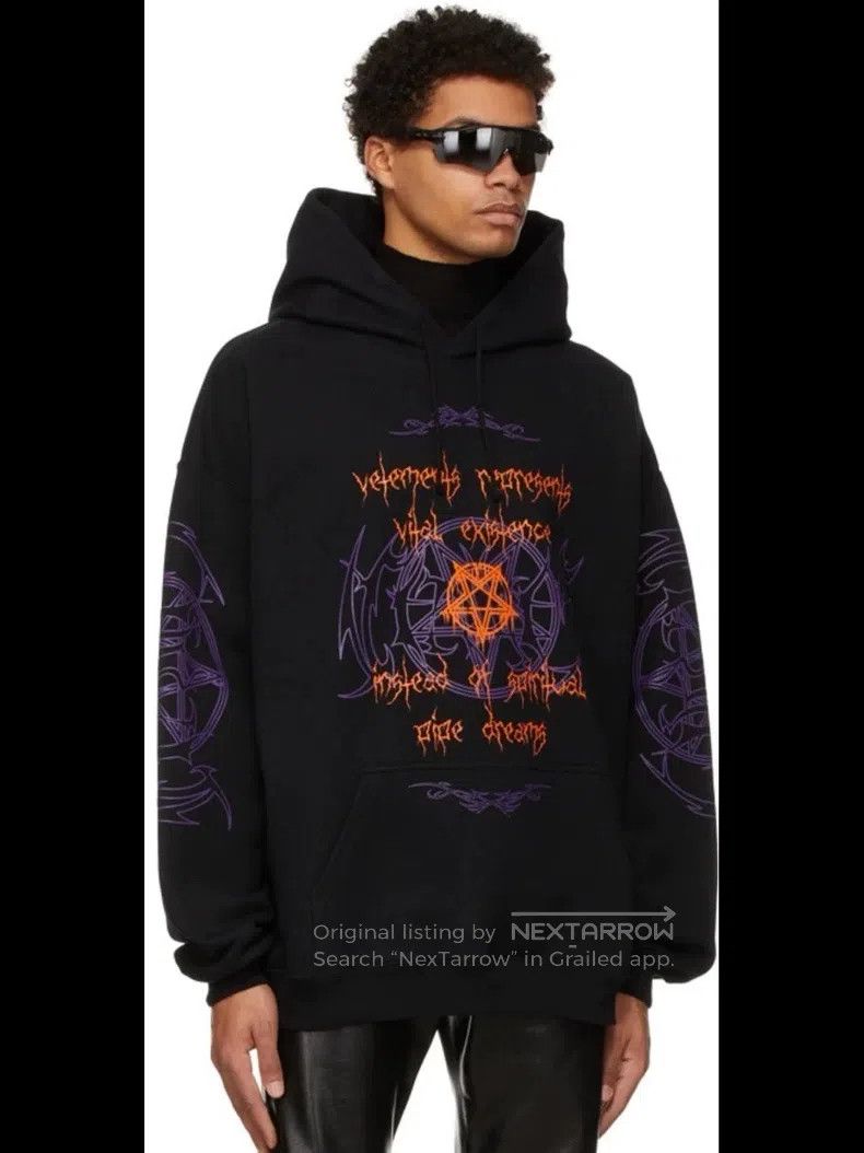 Vetements Vetements Pentagram Gothic print sweatshirt Size US S / EU 44-46 / 1 - 1 Thumbnail
