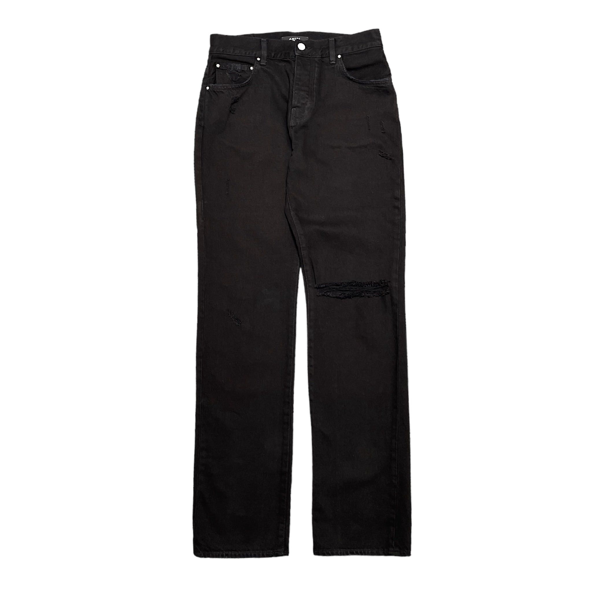 パンツ 30 AMIRI MA BAR POCKET STRAIGHT BLACK OD