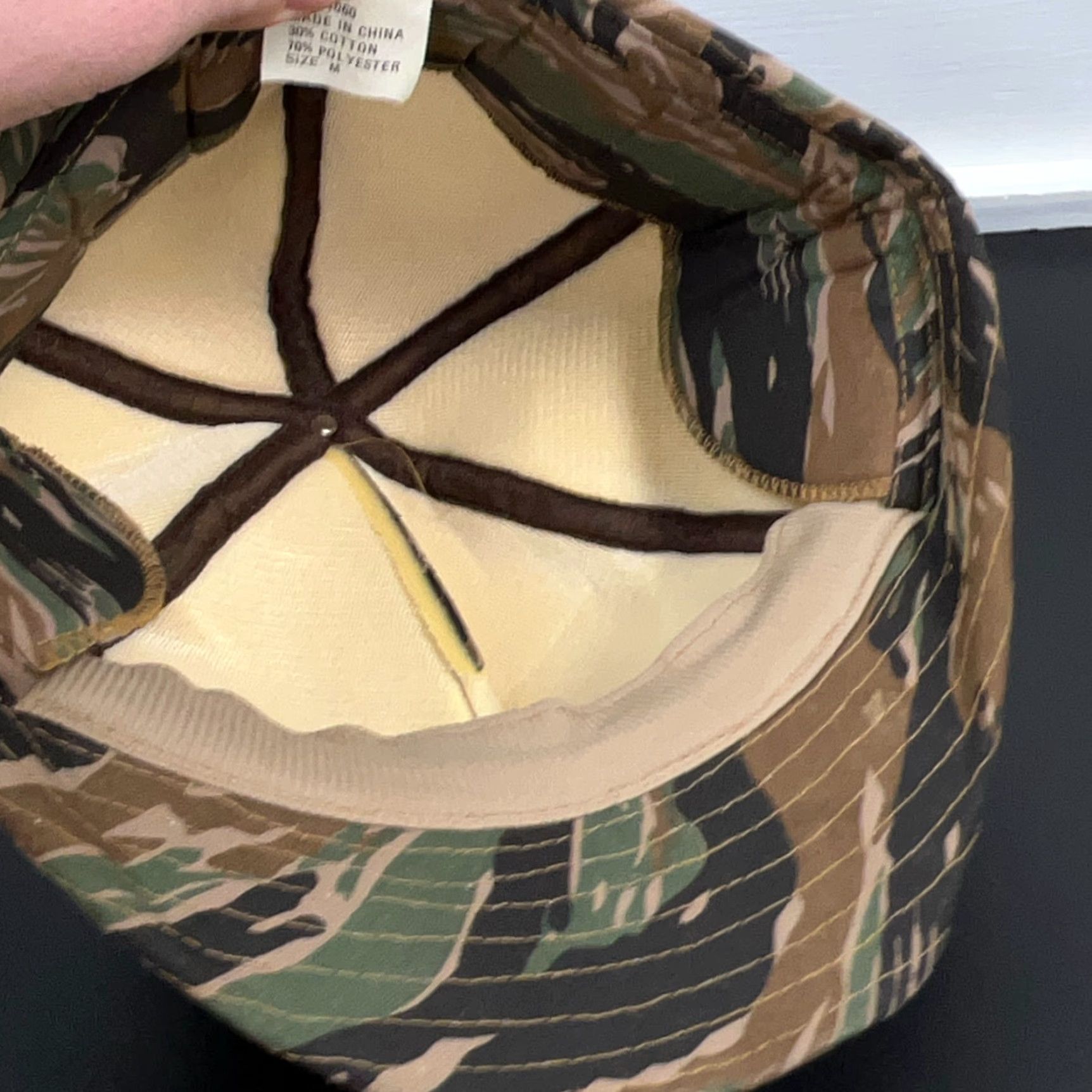 Vintage Vintage Trapper Hat Cap M Camouflage Camo Hunting Ear Flaps 90s Y2K Fedora Bill Mens Hats Size ONE SIZE - 6 Thumbnail