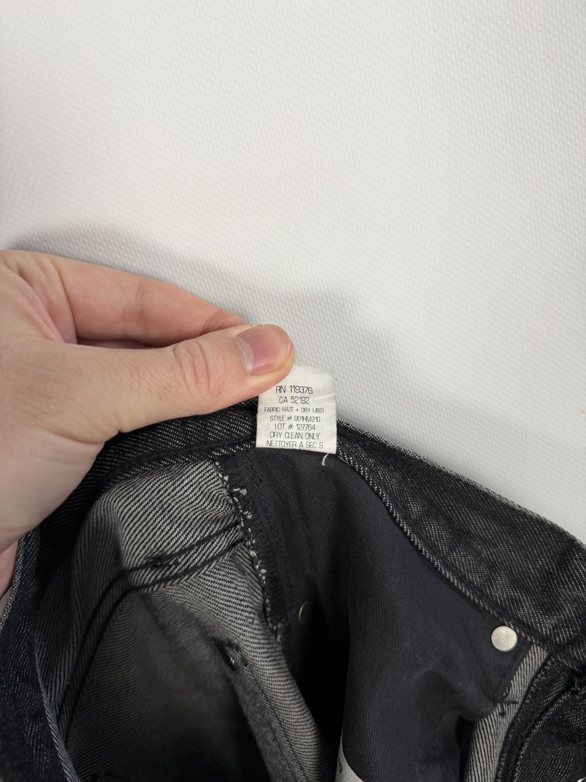 Helmut Lang Helmut Lang Dark Wash Slim Straight Jeans Made In USA Sz 28 Size US 28 / EU 44 - 9 Thumbnail