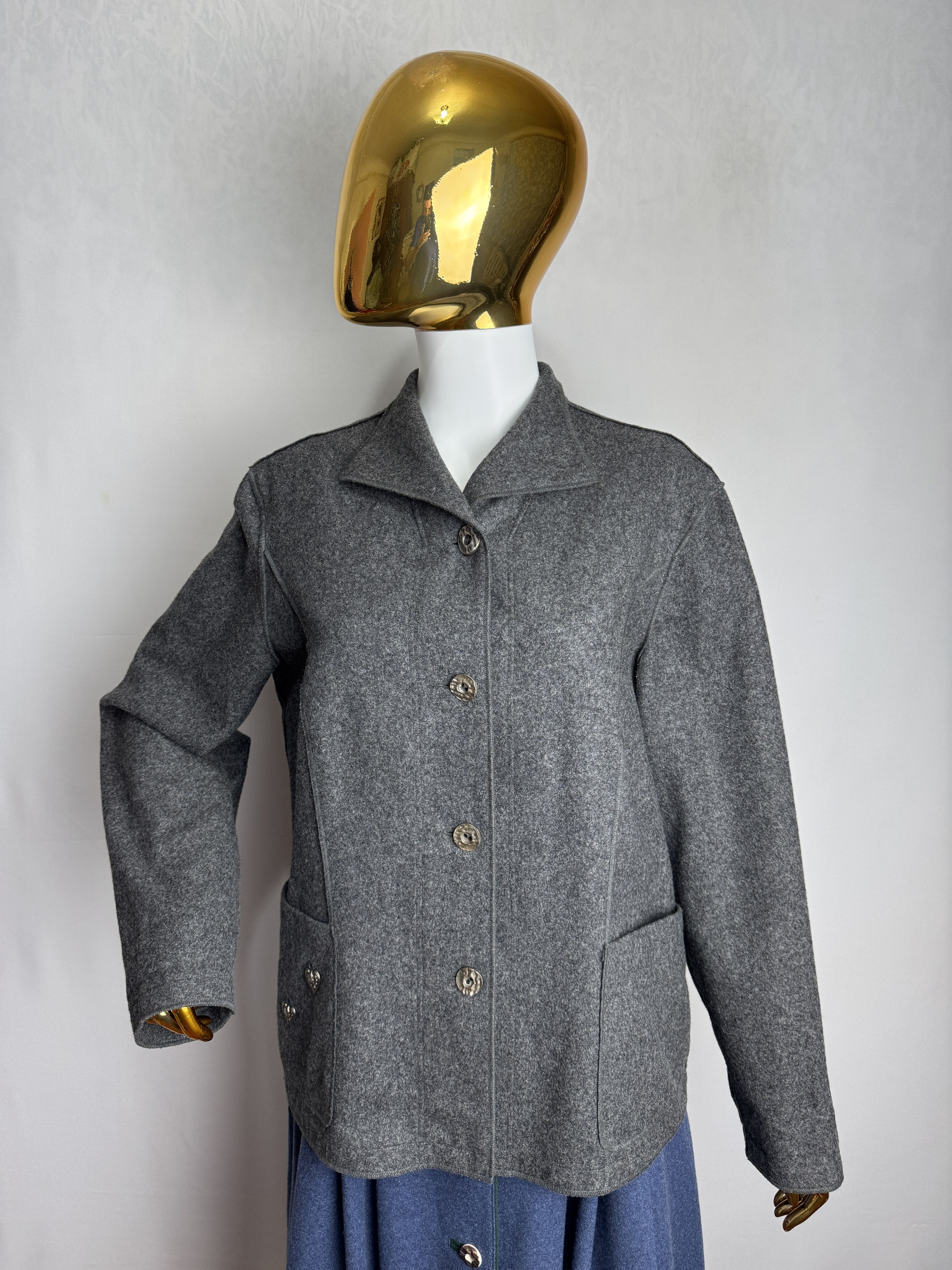Aigner × Designer × Etienne Aigner AIGNER women’s wool jacket Size L / US 10 / IT 46 - 9 Thumbnail
