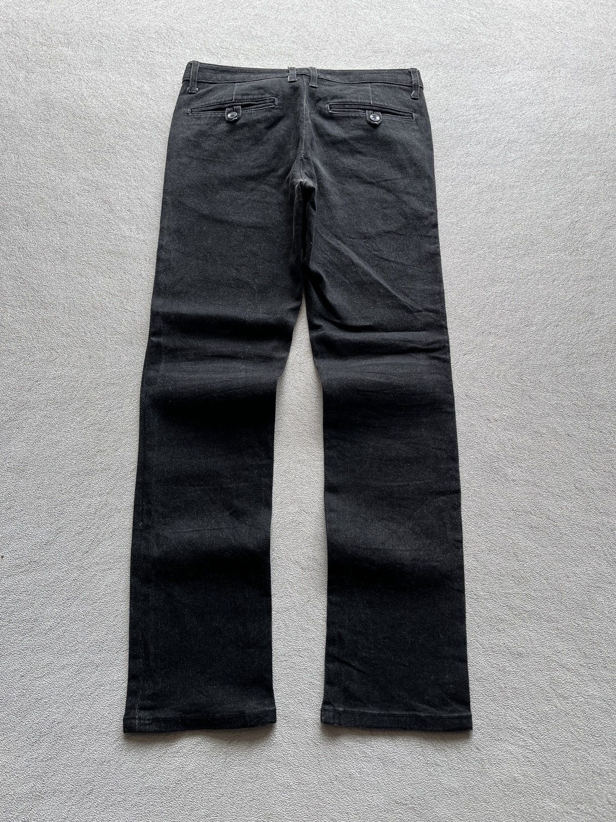 Helmut Lang 2000s HELMUT LANG Black Denim Pants Size US 30 / EU 46 - 8 Thumbnail
