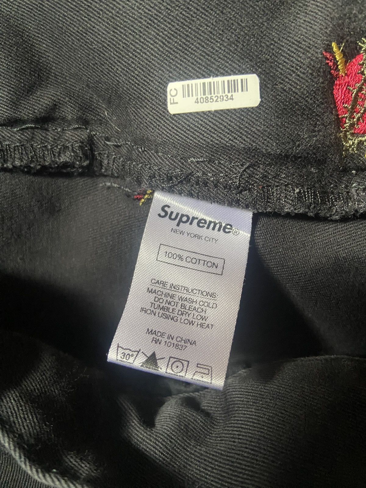 Supreme Supreme SS17 Sacred Hearts Pants Size US 36 / EU 52 - 3 Thumbnail