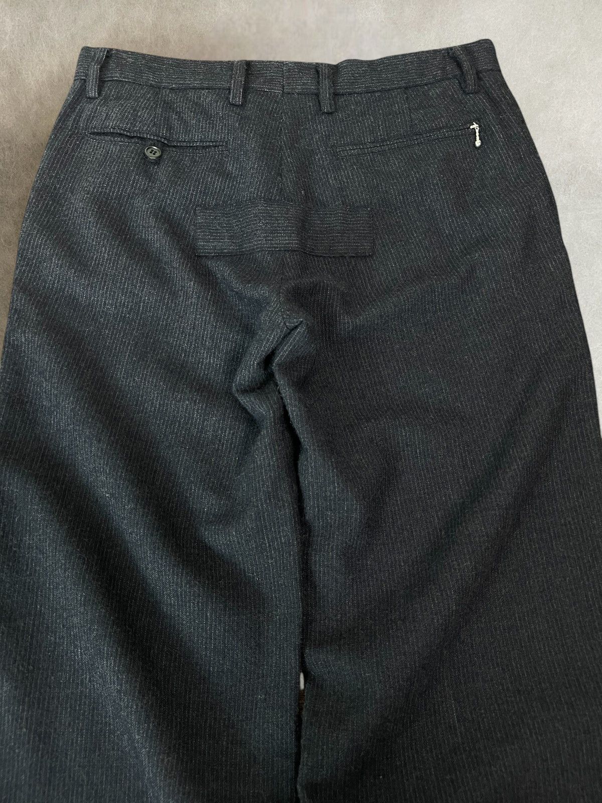 Tsumori Chisato tsumori chisato brush wool pinstripes trousers Size US 31 - 6 Thumbnail