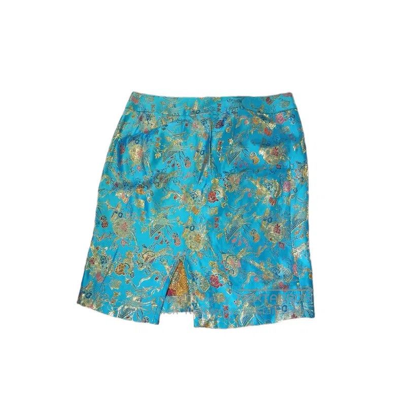 Junya Watanabe Junya Watanabe size M Low-waisted Chinese style embroidere Size 23" - 2 Thumbnail
