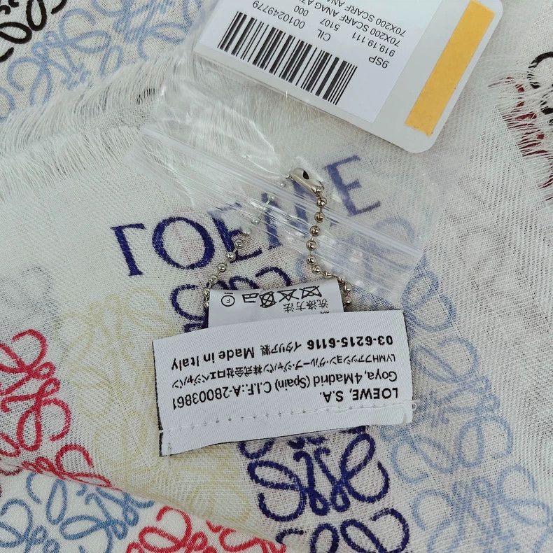 Loewe LOEWE size 70*200cm Scarf, made of mulberry silk Size ONE SIZE - 3 Thumbnail