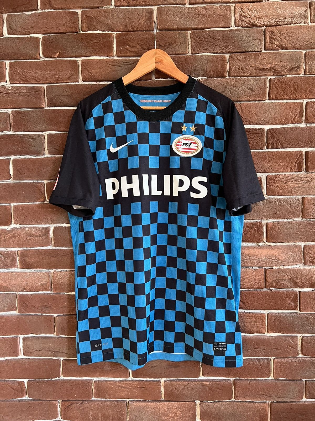 Nike 2011/2013 Nike PSV Eindhoven Away Football Soccer Jersey L Size US L / EU 52-54 / 3 - 1 Thumbnail