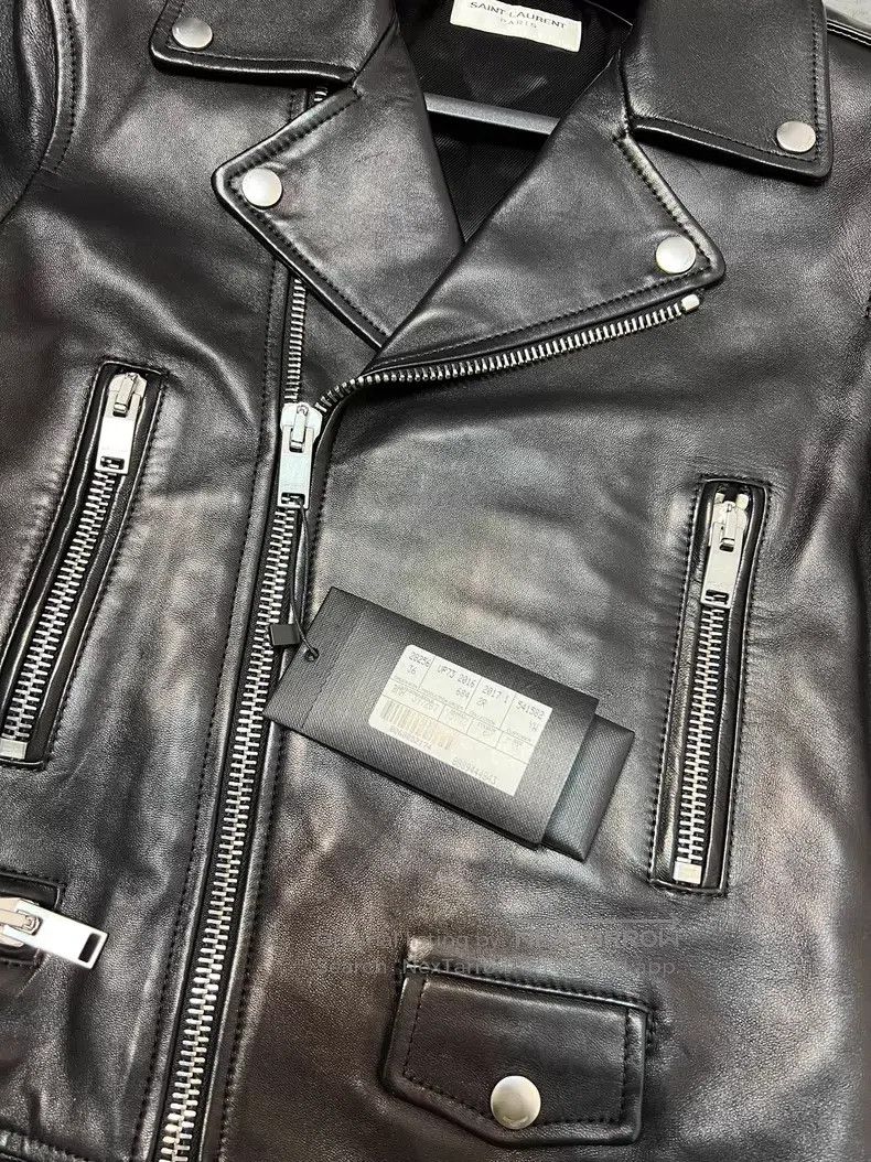 Saint Laurent Paris Saint Laurent Paris Biker Leather Jacket Size S / US 4 / IT 40 - 4 Thumbnail