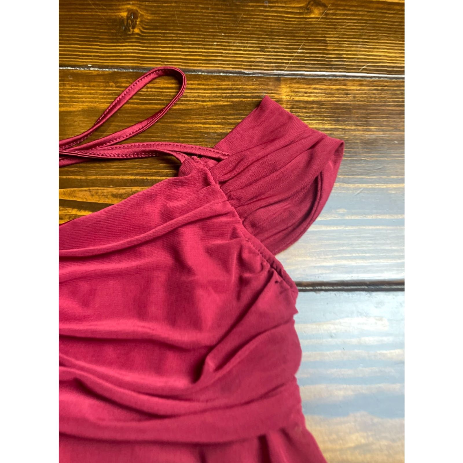 Shein SheIn Shirt Women's Plus Size 1XL Red 1/2 Sheer Curvy Size XL / US 12-14 / IT 48-50 - 4 Thumbnail