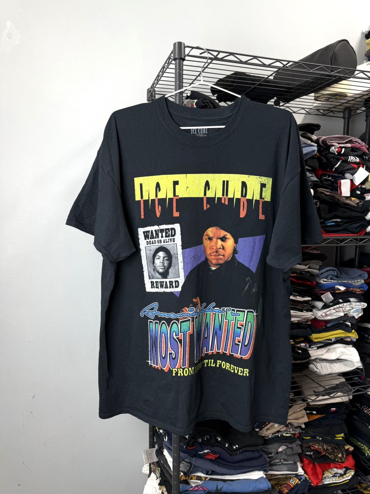 Rap Tees Vintage Style Ice Cube T Shirt NWA Eminem Wu Tang Size US L / EU 52-54 / 3 - 1 Thumbnail