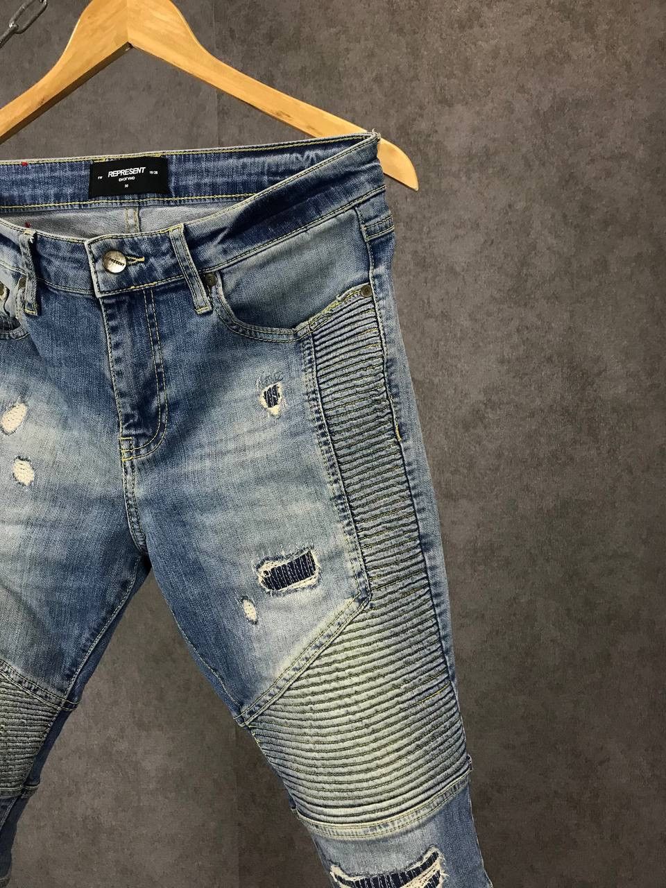 Represent Clo. Represent distressed biker jeans Size US 30 / EU 46 - 2 Thumbnail