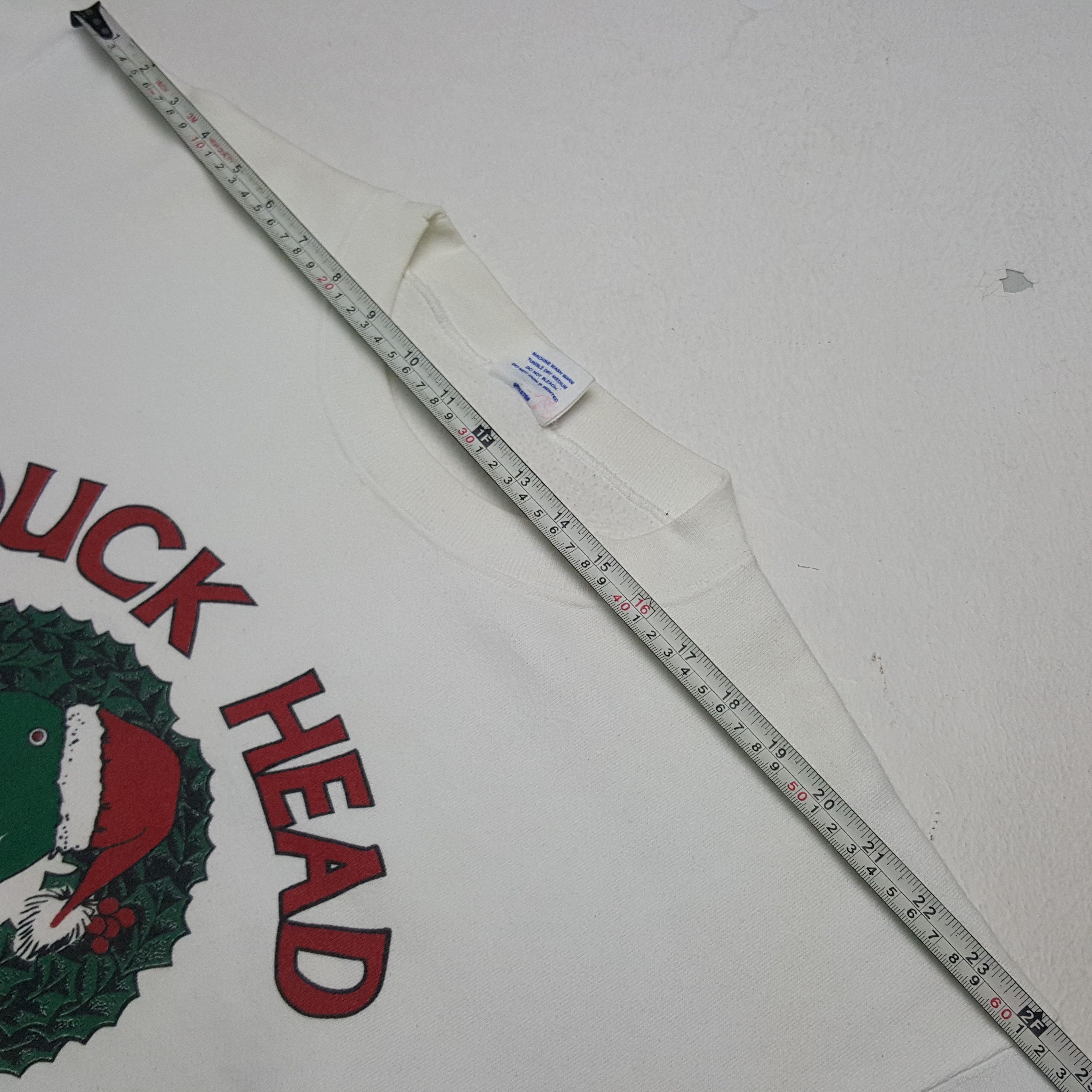 Vintage Vintage Duck Head Christmas Sweatshirt Size US L / EU 52-54 / 3 - 12 Thumbnail