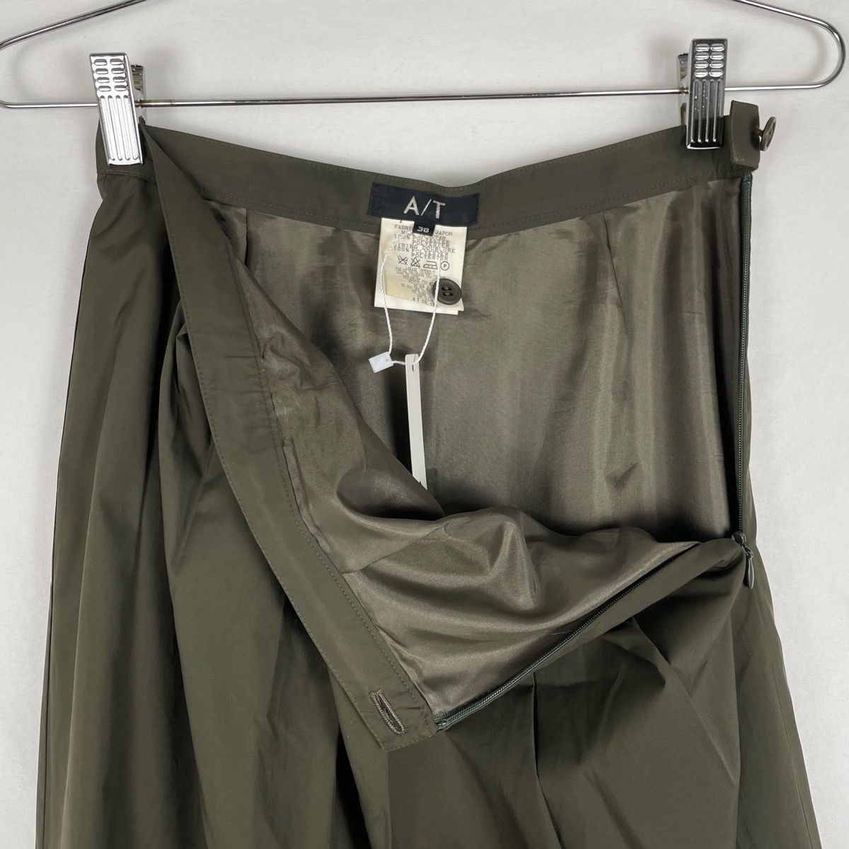 ATSURO TAYAMA × Japanese Brand × Vintage ATSURO TAYAMA NYLON MAXI SKIRT Size 26" / US 2 / IT 38 - 3 Thumbnail