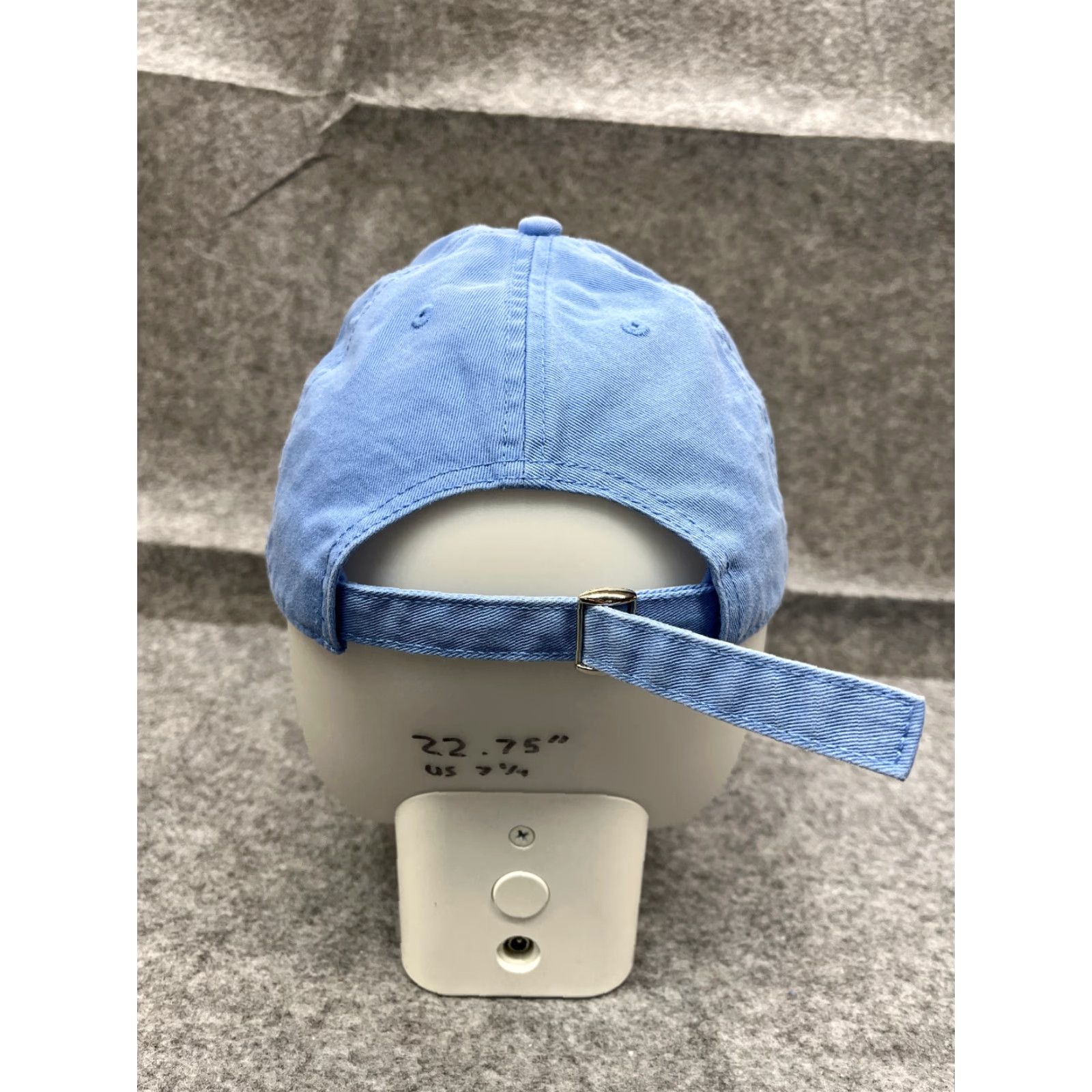 Vintage Après Ski After Skiing Hat Cap Strap Back Adult One Size Light Blue 100% Cotton Size ONE SIZE - 6 Thumbnail