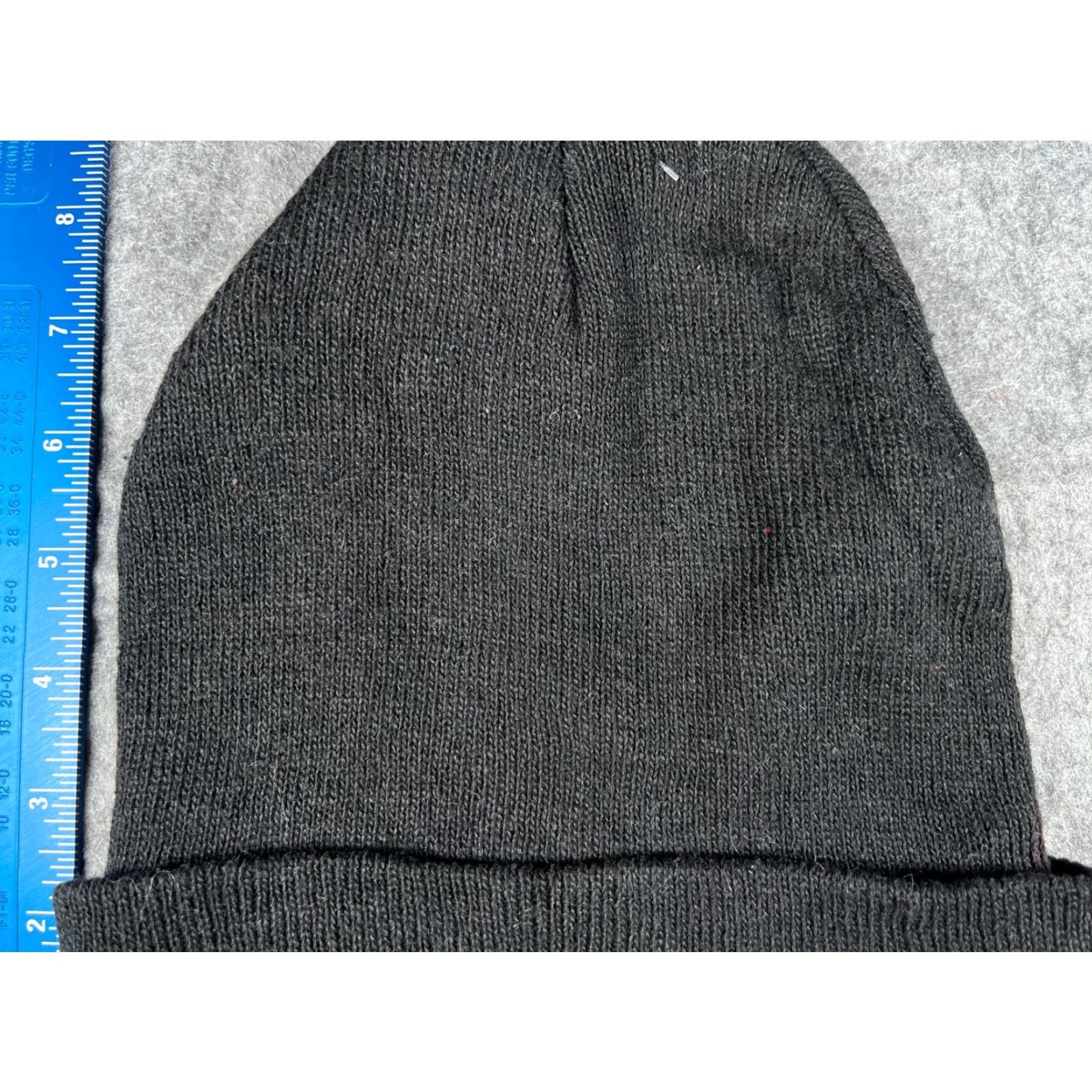 Vintage High Desert Winter Wear Beanie Toque Adult One Size Black Acrylic Blend Hat Unisex Adults Winter Wear Ski Skate Theme Mens Womens Size ONE SIZE - 3 Thumbnail