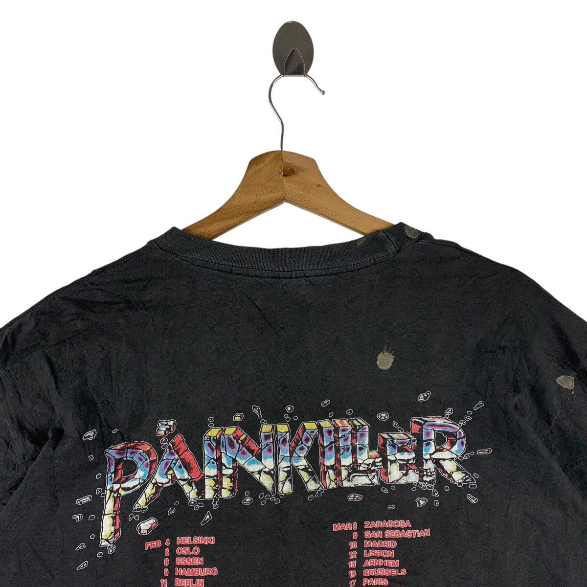 Other Vintage Judas Priest "Painkiller World Tour 1991" Tee Shirt Size US L / EU 52-54 / 3 - 9 Thumbnail