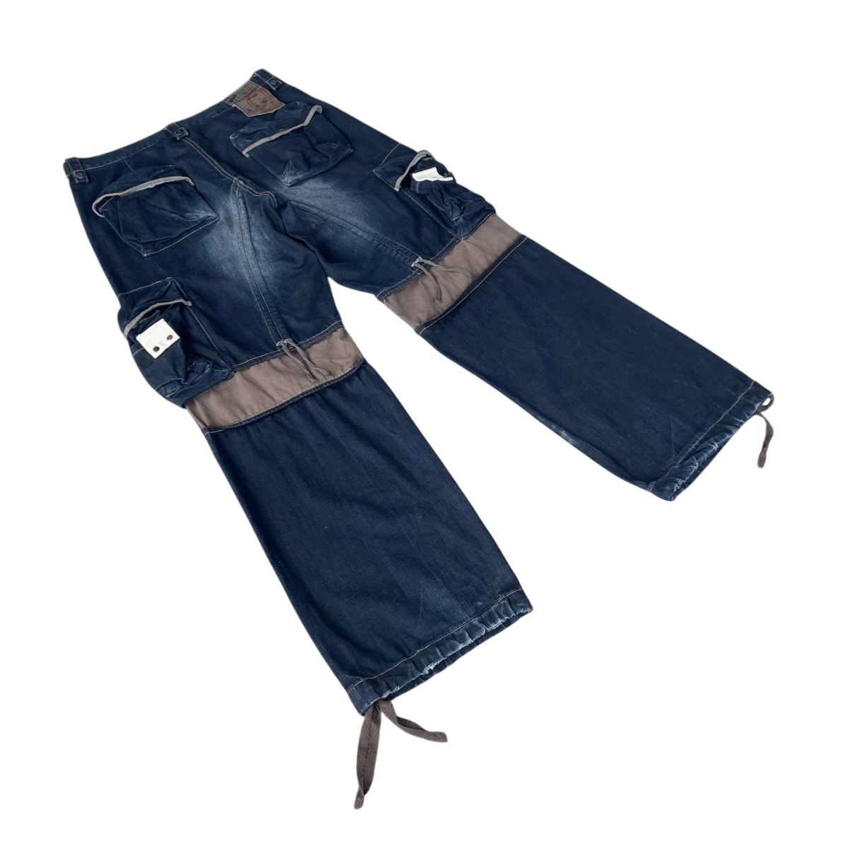 PPFM Rare Archival PPFM "Yellow Riot" Paratrooper Cargo Denim Size US 35 - 10 Thumbnail