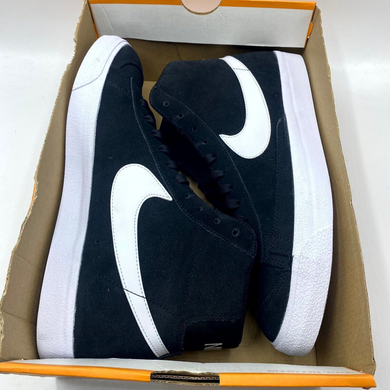 Nike NEW Nike Blazer Mid '77 Sneaker Men's Black White CI1172-005 Size US 12.5 / EU 45-46 - 10 Thumbnail