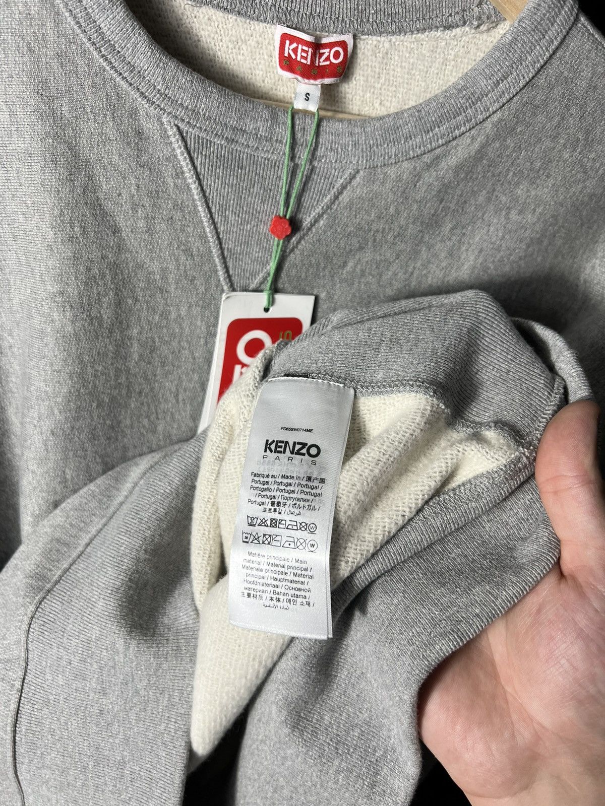 Kenzo 🔥 Kenzo Paris Oversized Sweatshirt — Grey Size S Size US S / EU 44-46 / 1 - 15 Thumbnail