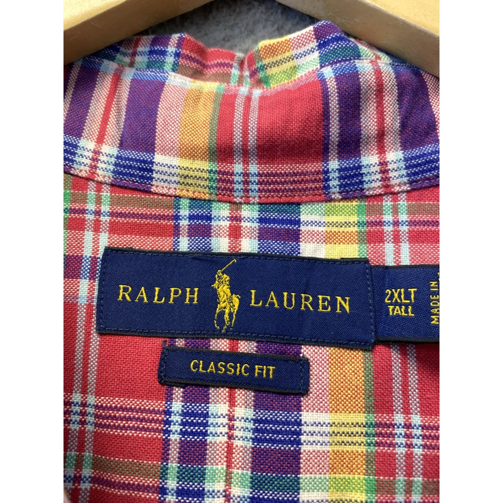 Ralph Lauren RALPH LAUREN Button Down Shirt Mens XXLT Plaid Classic Long Sleeve Multi- 161-19 Size US XXL / EU 58 / 5 - 7 Thumbnail